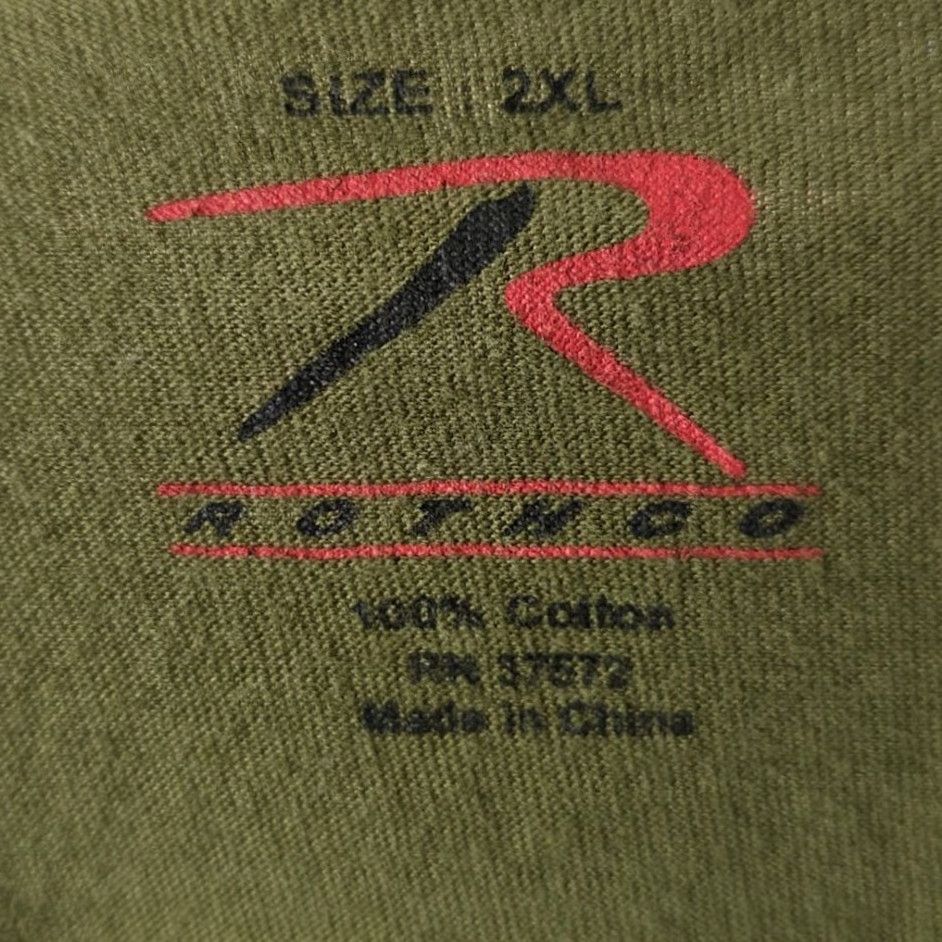 Rothco Rothco Military T Shirt Mens XL Green Skills USA Soldier Veteran Shirt Graphic Tee USA Bagde Size US XL / EU 56 / 4 - 6 Thumbnail