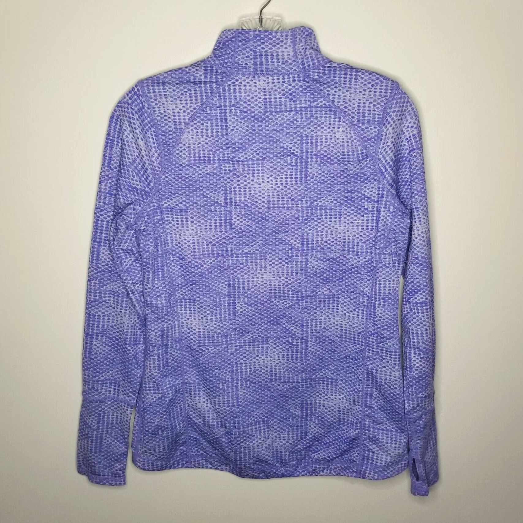Vintage KIRKLAND Womens Long Sleeve 1/4 Zip Activewear Running Top Size S Purple Womens Size S / US 4 / IT 40 - 5 Thumbnail
