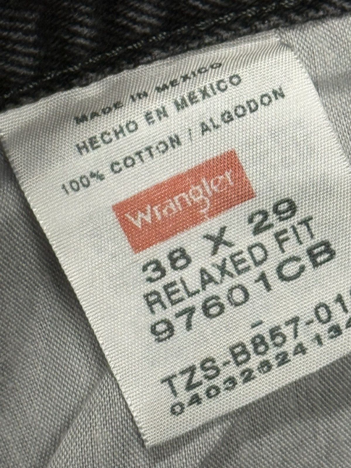Vintage × Wrangler Vintage Wrangler Black Classic Denim Jeans Sz. 38 Size US 38 / EU 54 - 4 Thumbnail