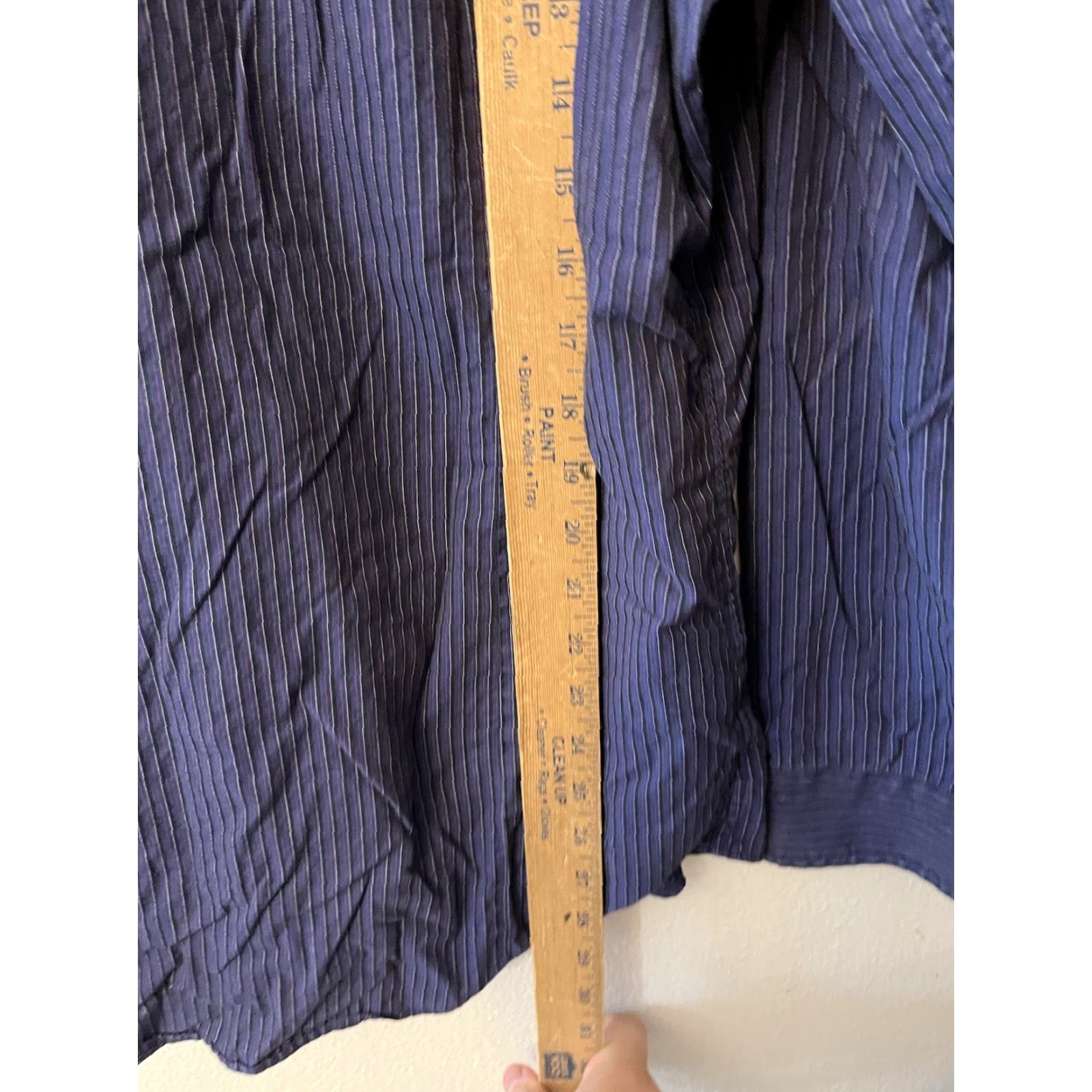 Banana Republic Banana Republic Button-Up Shirt Mens Size Large Blue Striped L Size US L / EU 52-54 / 3 - 4 Thumbnail