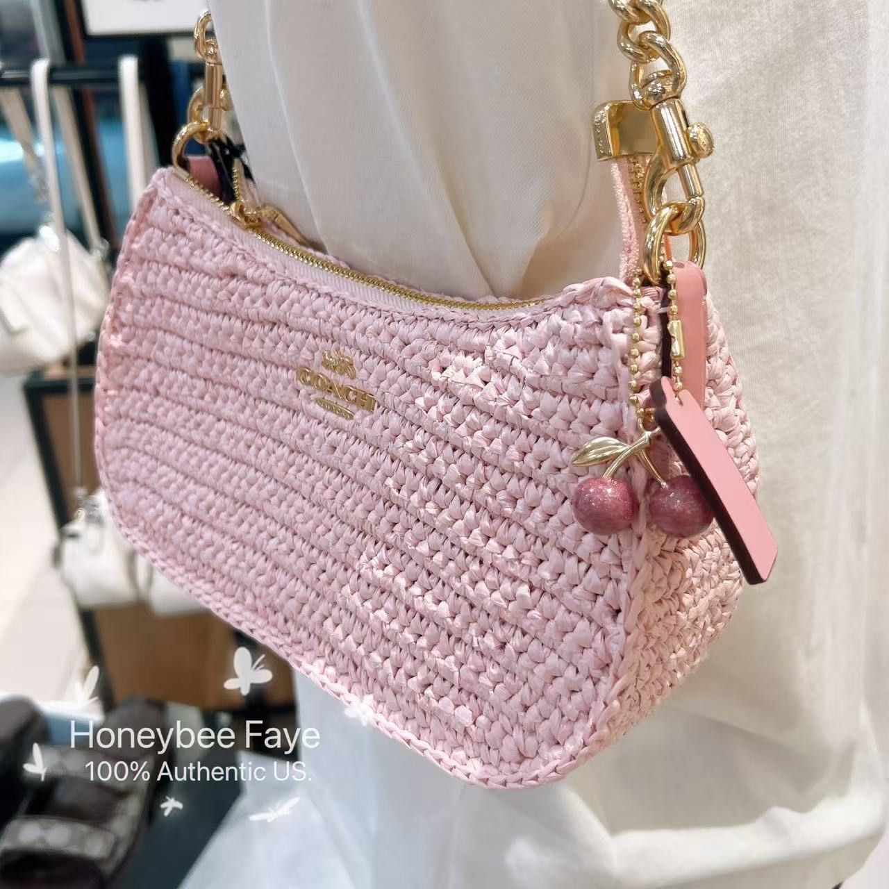 Coach Teri Shoulder Bag CBH59 Cherry Blossom Size ONE SIZE - 3 Thumbnail