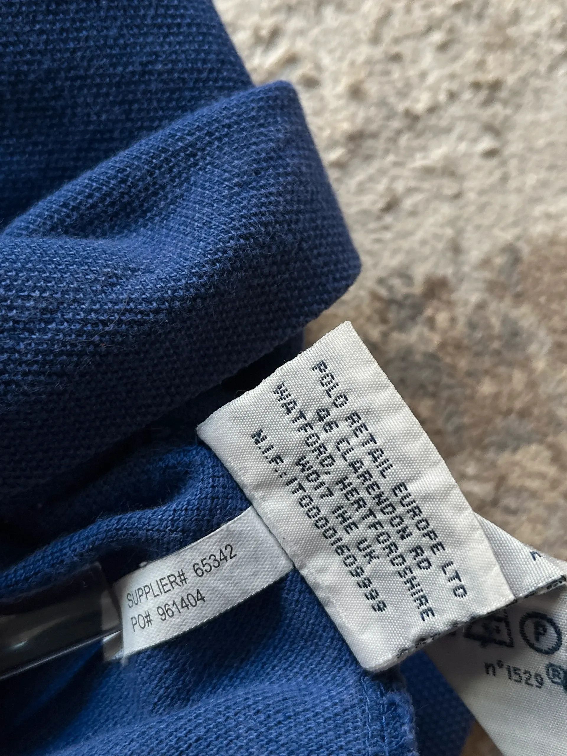Polo Ralph Lauren Polo Ralph Lauren Small Pony Blue Polo Shirt Sz L Size US L / EU 52-54 / 3 - 15 Thumbnail