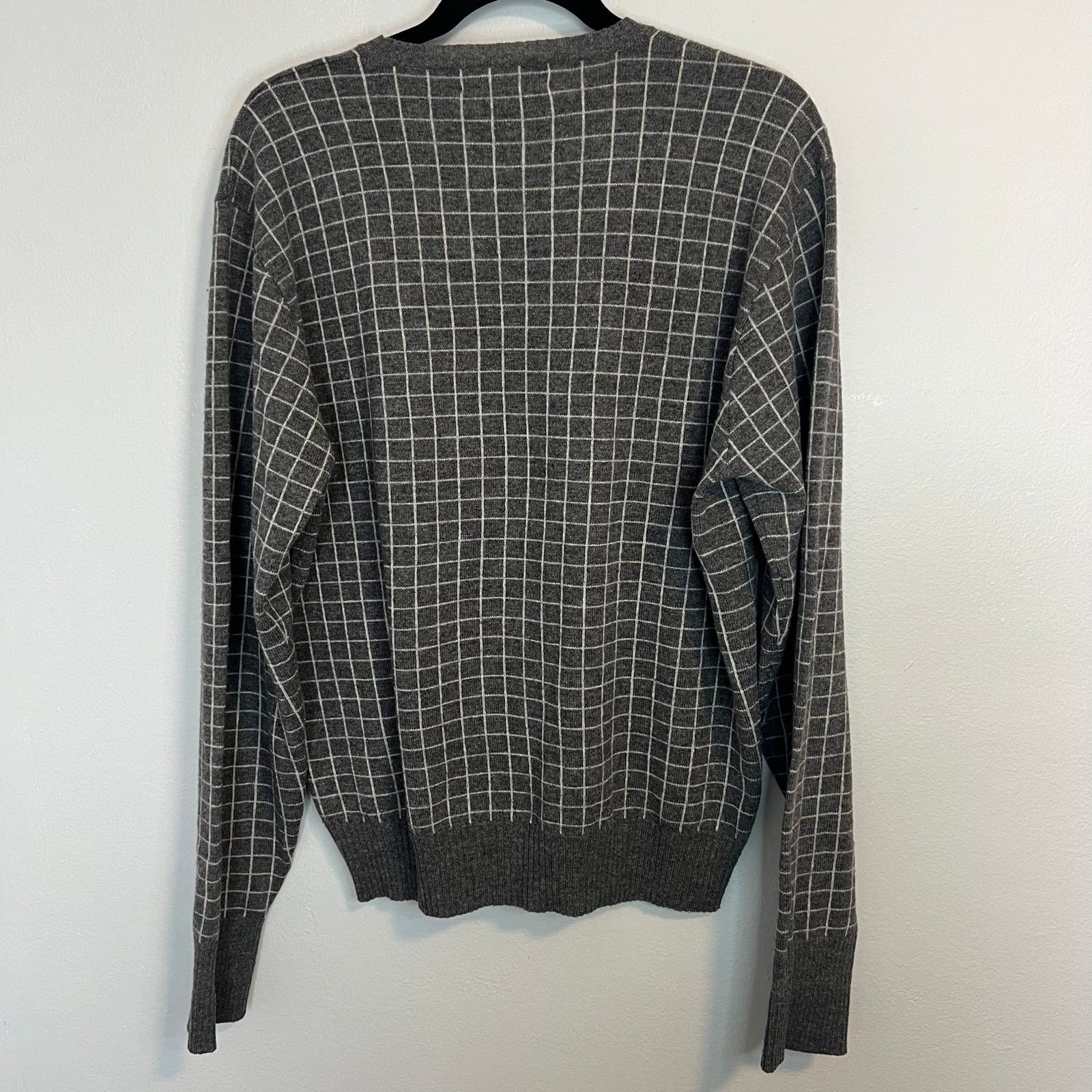 Polo Ralph Lauren Polo Golf Ralph Lauren Wool Gray Plaid Sweater Mens Size M Size US M / EU 48-50 / 2 - 2 Thumbnail
