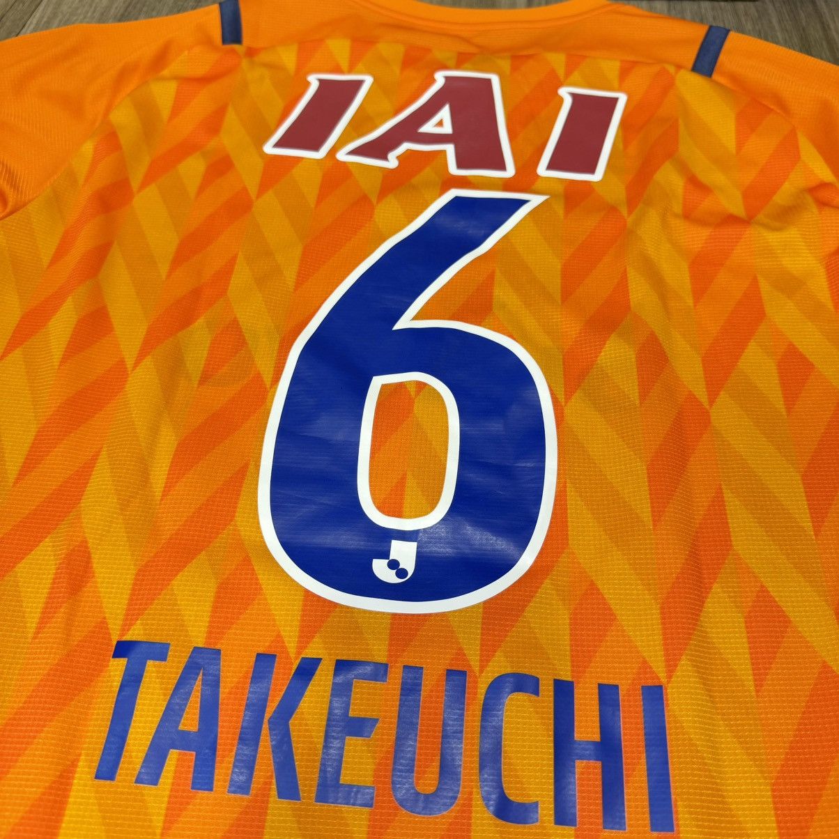 Japanese Brand × Puma Shimizu S-Pulse 2021 home shirt #6 Takeuchi Size US L / EU 52-54 / 3 - 5 Thumbnail