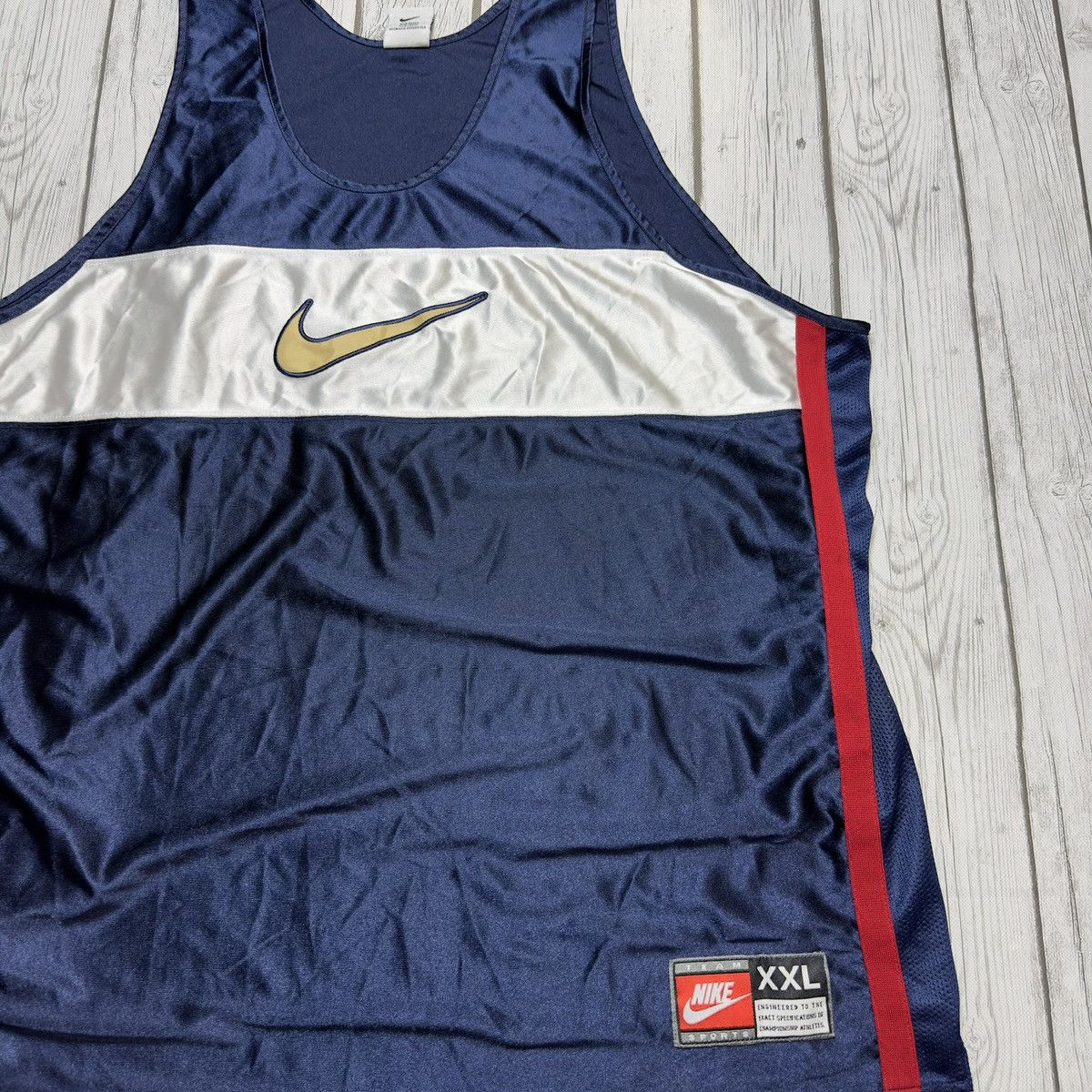 Nike × Vintage Vintage Nike basketball jersey Size US XXL / EU 58 / 5 - 3 Thumbnail