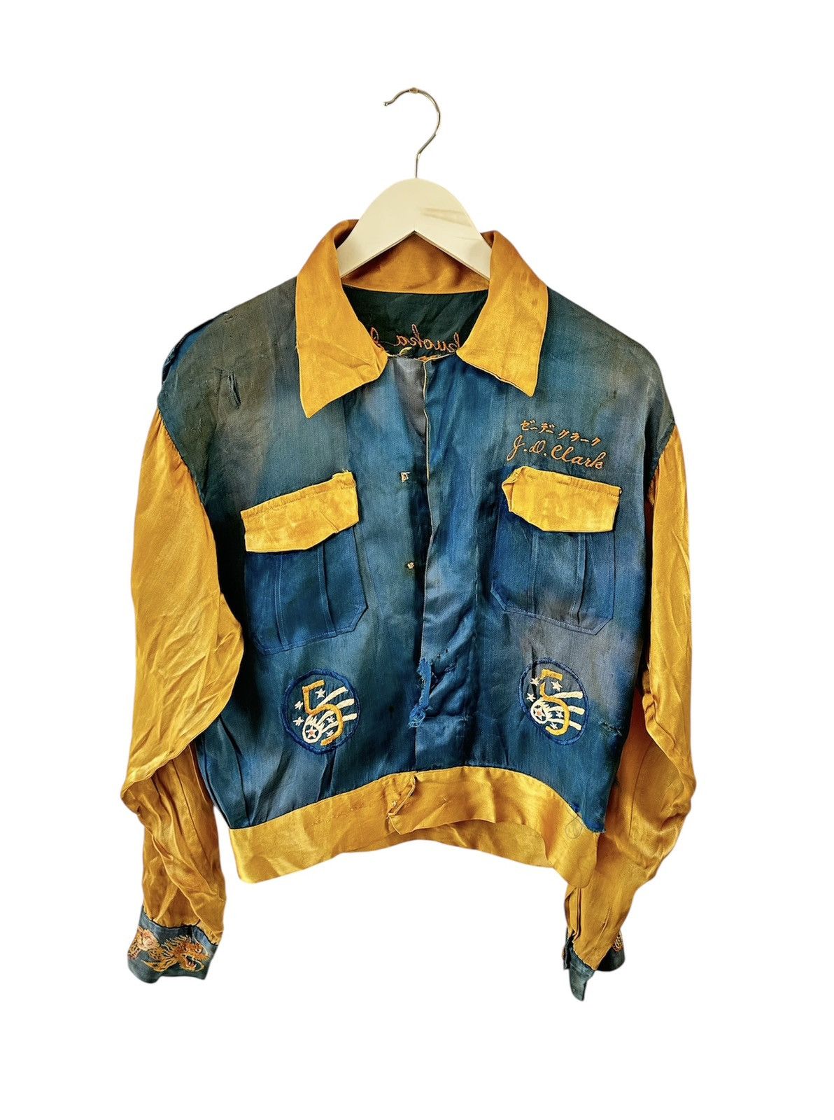 Vintage Vintage WW11 satin souvernier jacket dragon 5th air force Size US M / EU 48-50 / 2 - 2 Thumbnail