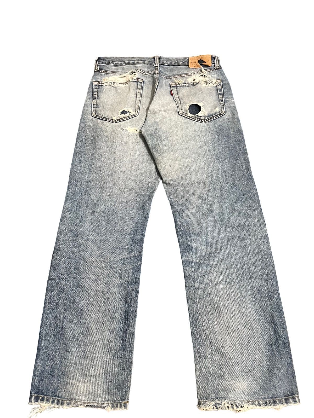 George Cox Japanese Cox Distressed Denim Size US 32 / EU 48 - 7 Thumbnail