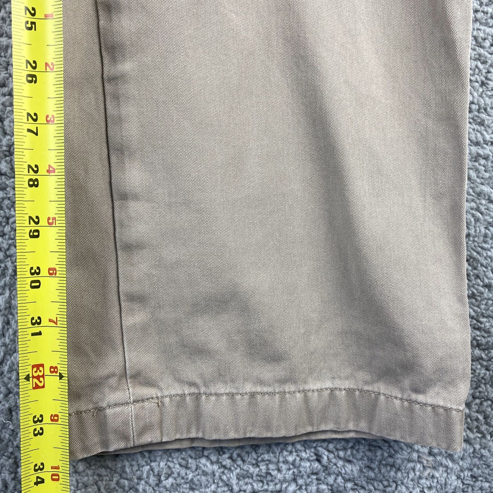 Nautica Nautica Pants Khaki Flat Front Chino 38 x 34 Tan Mens Size US 38 / EU 54 - 7 Thumbnail