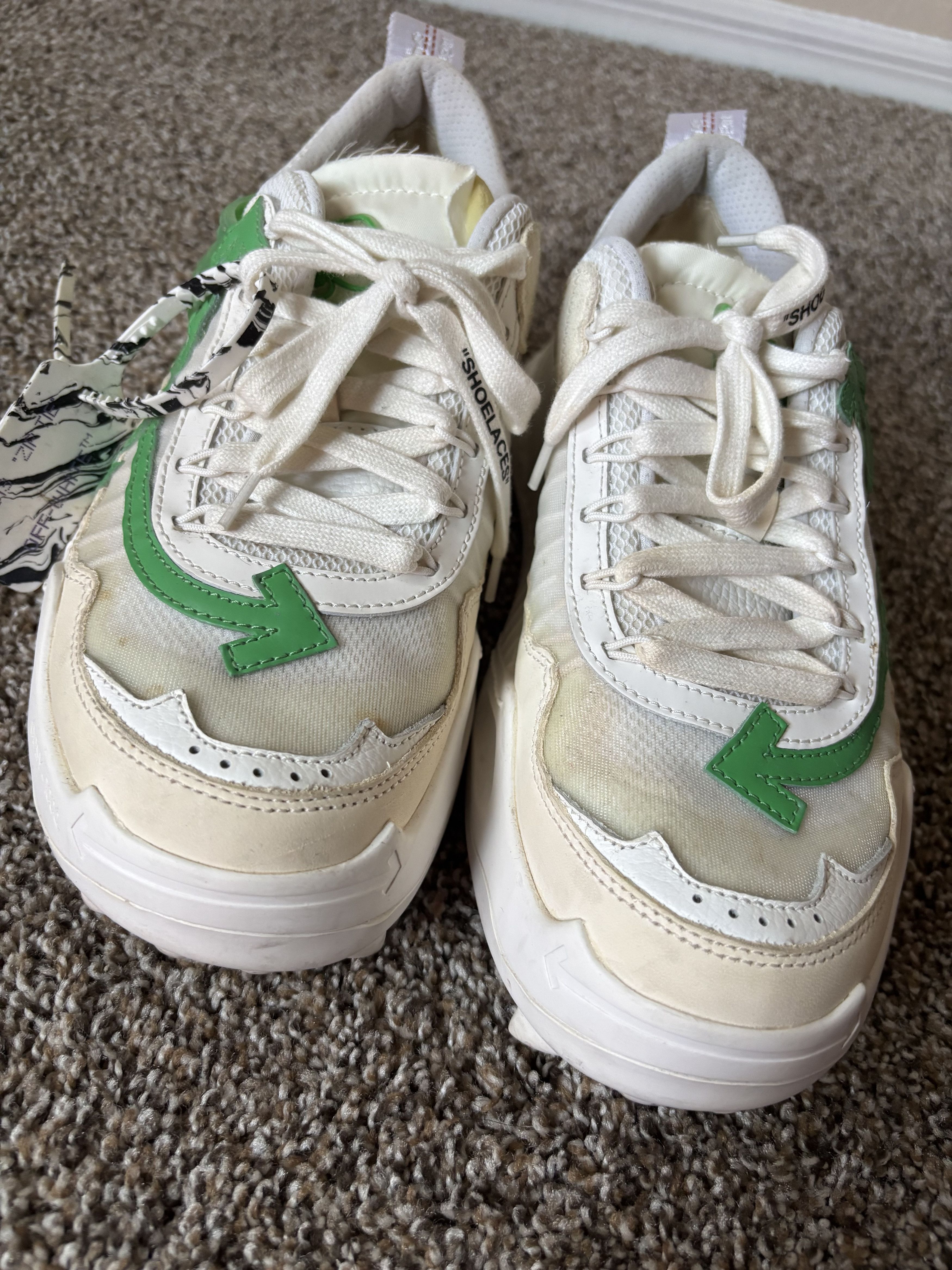 Off-White Off white odsy 1000 White/Green Size US 8.5 / EU 41-42 - 1 Thumbnail