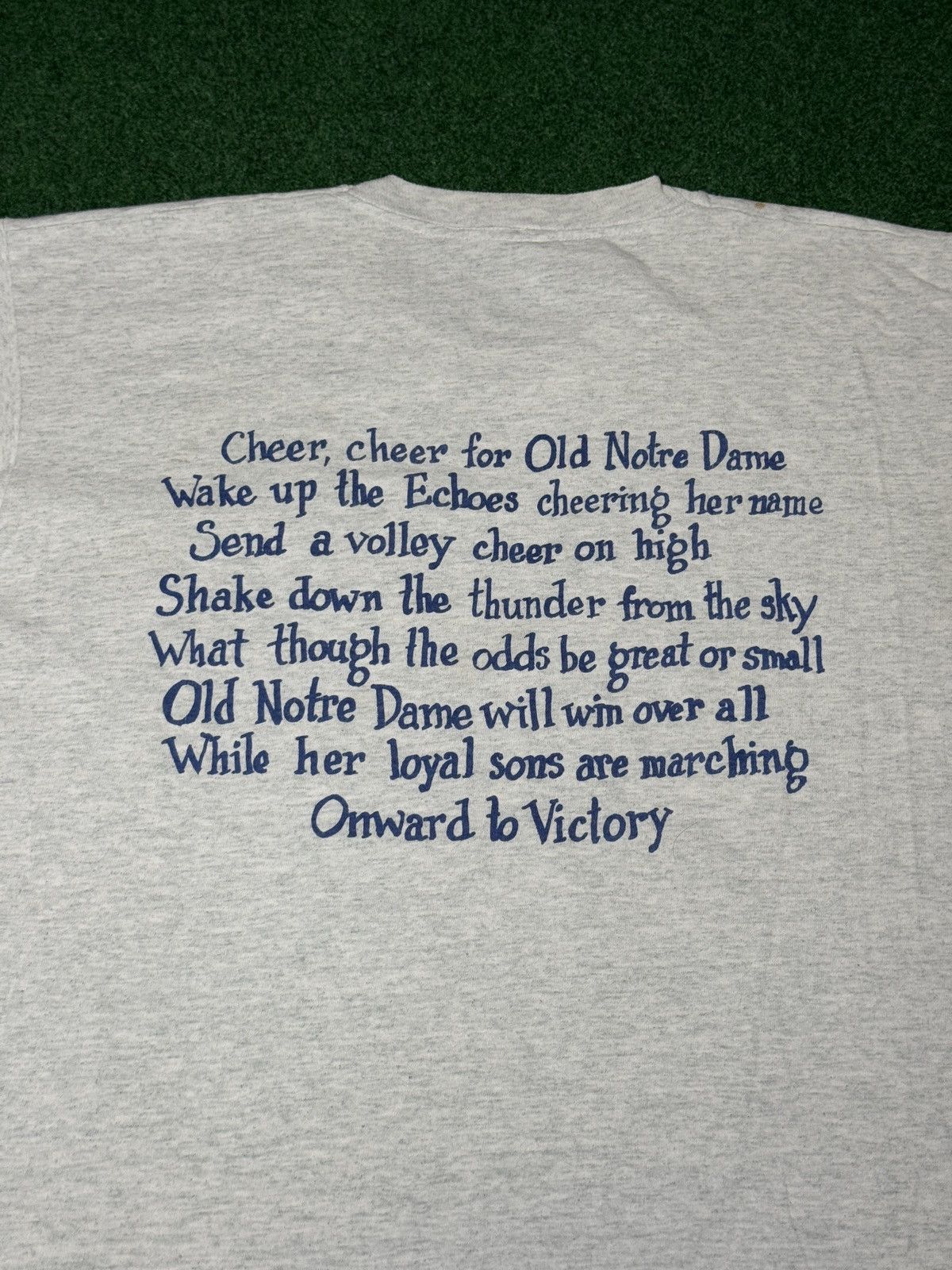 Fruit Of The Loom Vtg 90s Notre Dame Football Irish More Than A Game T Shirt Size US XL / EU 56 / 4 - 5 Thumbnail