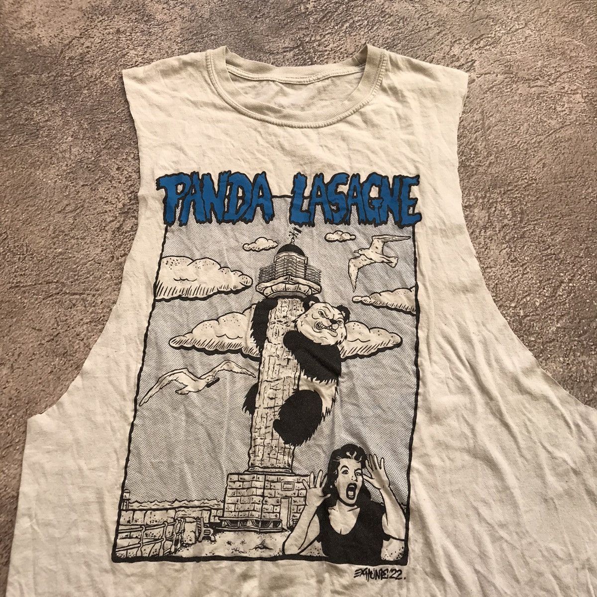 Vintage Vintage 90s Graphic Tank Top Y2K Streetwear Skate Wide Leg M Size US M / EU 48-50 / 2 - 3 Thumbnail