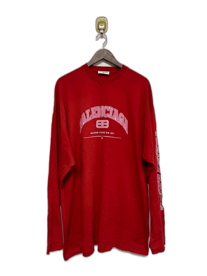 Balenciaga Balenciaga Distressed Scissors Long Sleeve Size US M / EU 48-50 / 2 - 1 Thumbnail