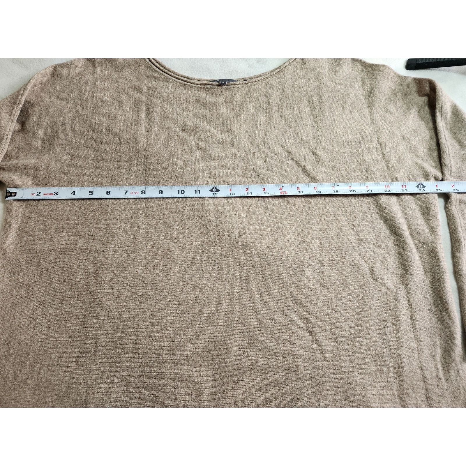 Vince Vince Wool Cashmere Oversized Pullover Sweater Medium Beige Size M / US 6-8 / IT 42-44 - 6 Thumbnail