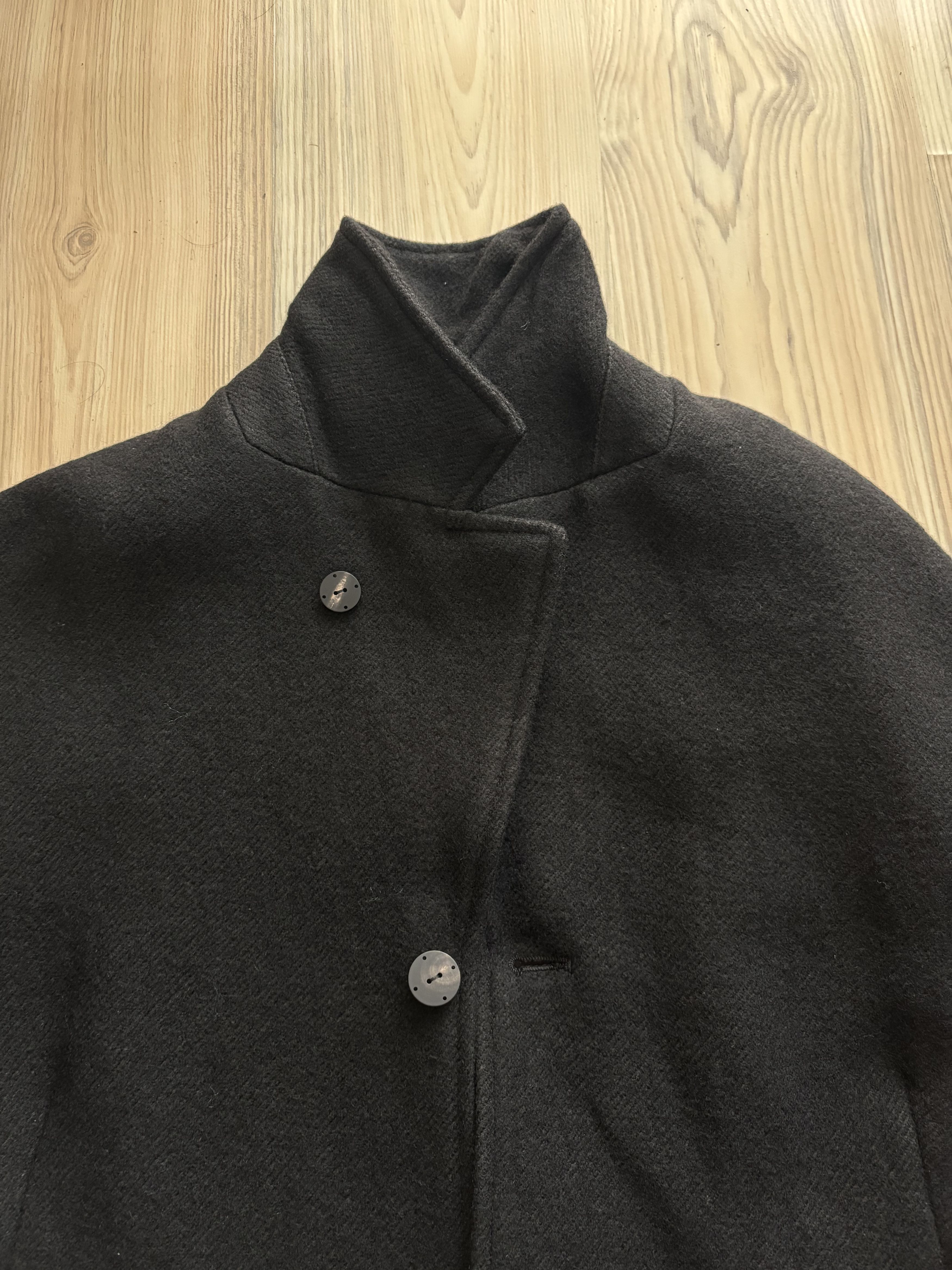 Devoa DEVOA Loose Fit Jacket Linen / Virgin Wool （BLACK） Size US L / EU 52-54 / 3 - 5 Thumbnail