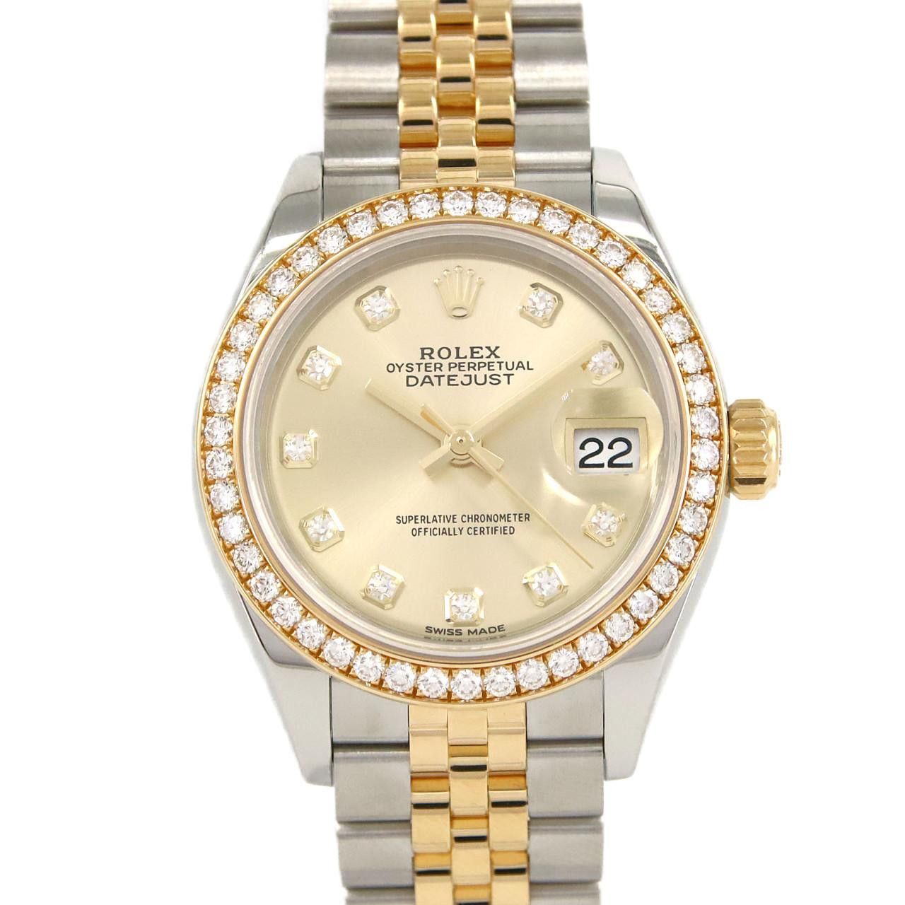 Rolex Rolex Rolex Datejust Stainless Steel Yellow Gold Automatic Metal Automatic 279383RBR DUTY FREE for USA Size ONE SIZE - 1 Thumbnail