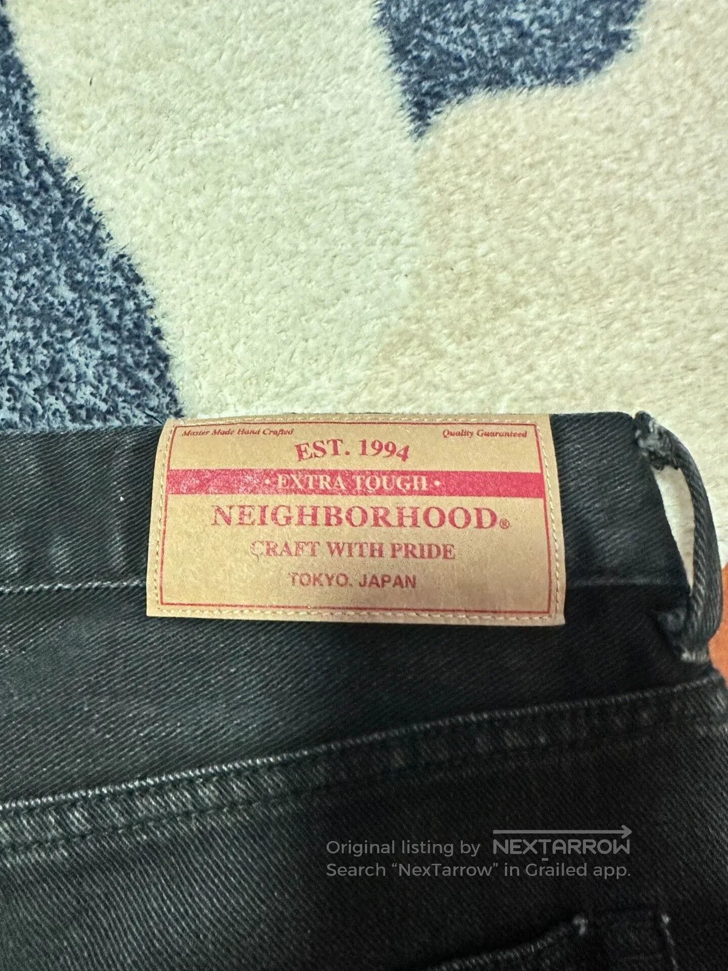 Neighborhood NEIGHBORHOOD 15AW Black Straight Jeans L. Size US 34 / EU 50 - 4 Thumbnail