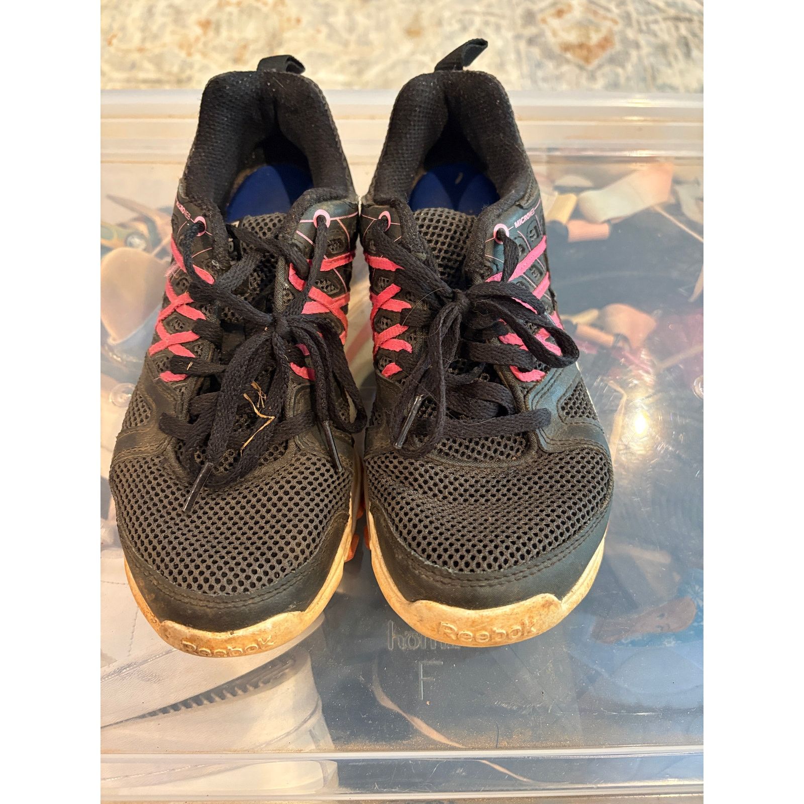 Reebok Reebok Womens Athletic Shoes Size 6.5 Black Pink Training Size US 6.5 / IT 36.5 - 4 Thumbnail
