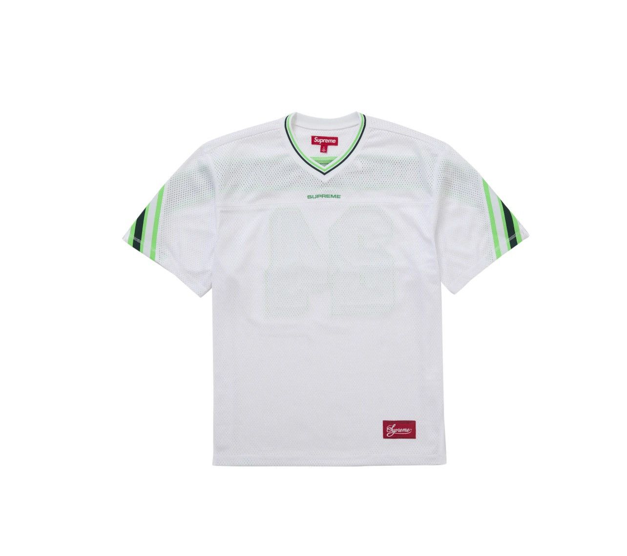 Supreme Supreme Jaquard Rib Football Jersey White Size: XXL Size US XXL / EU 58 / 5 - 2 Thumbnail