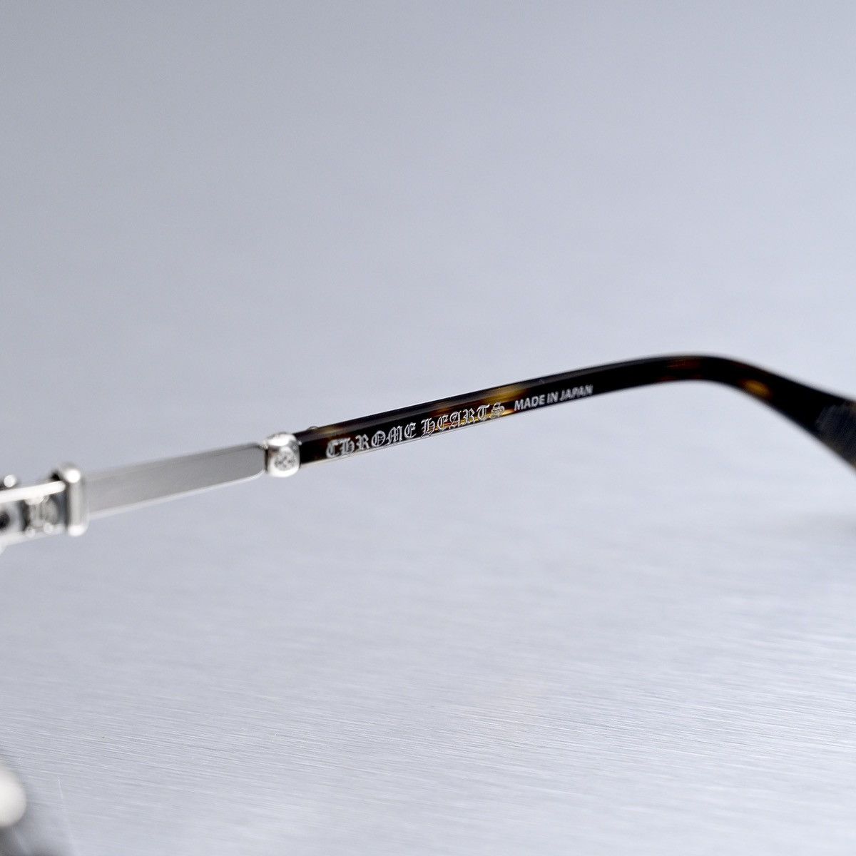 Chrome Hearts CHROME HEARTS BONENNOISSEUR II DTT SHINY SILVER GLASSES Size ONE SIZE - 4 Thumbnail