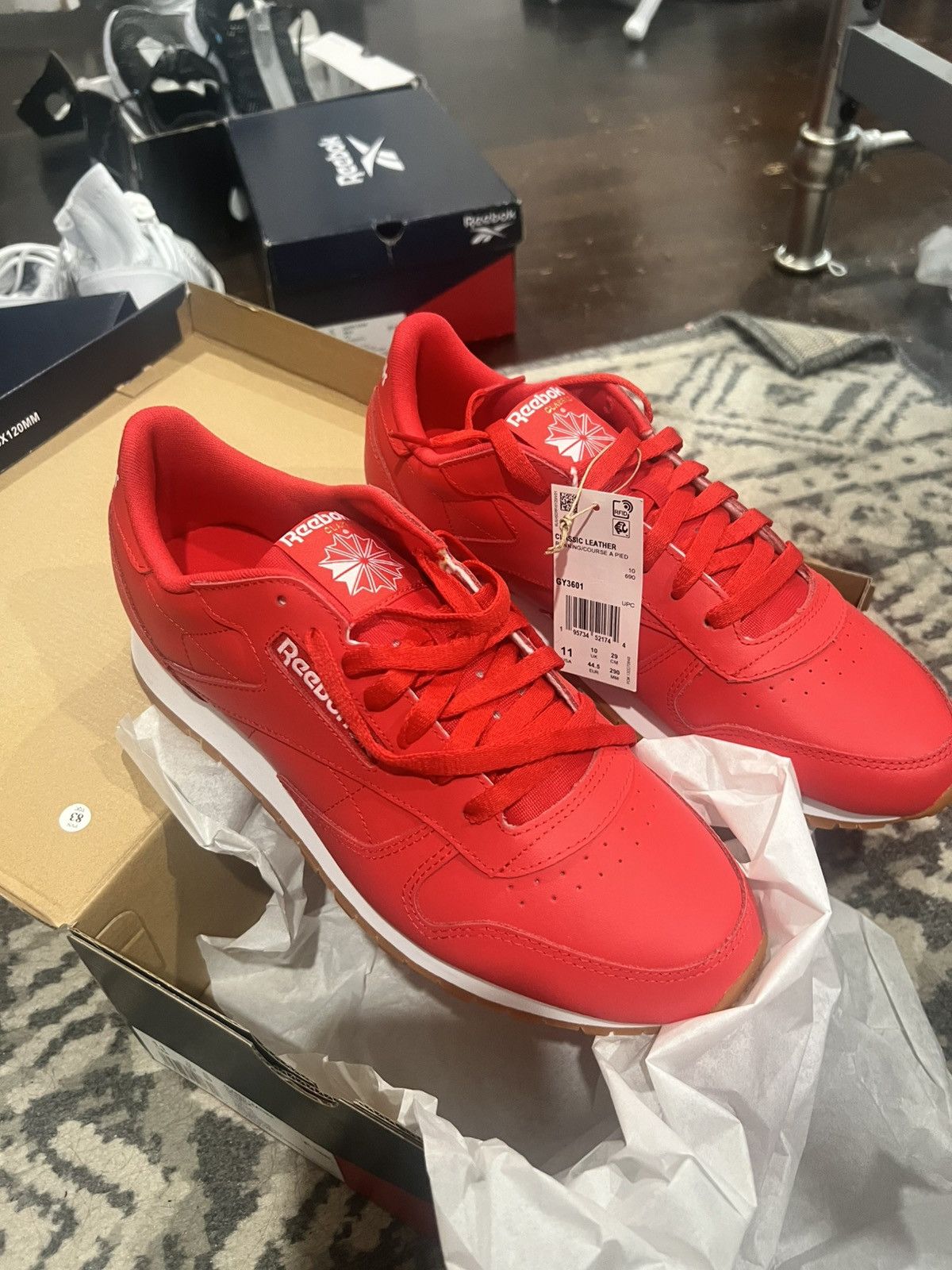 Reebok Reebok Red Classics Size US 12 / EU 45 - 12 Thumbnail