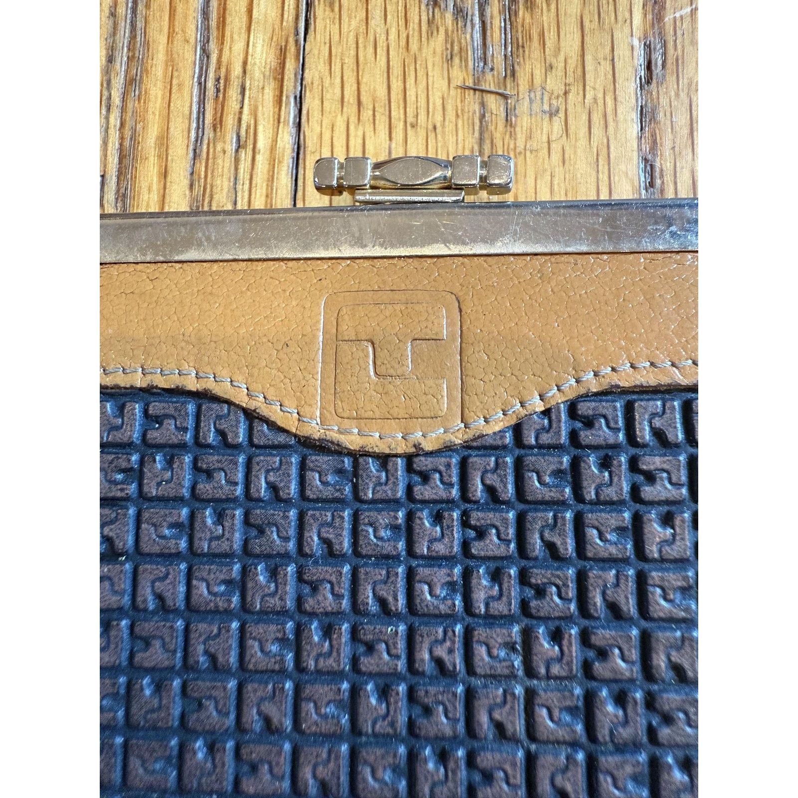 TED LAPIDUS Vintage Ted Lapidus Womens Wallet Black Tan Leather Size ONE SIZE - 2 Thumbnail