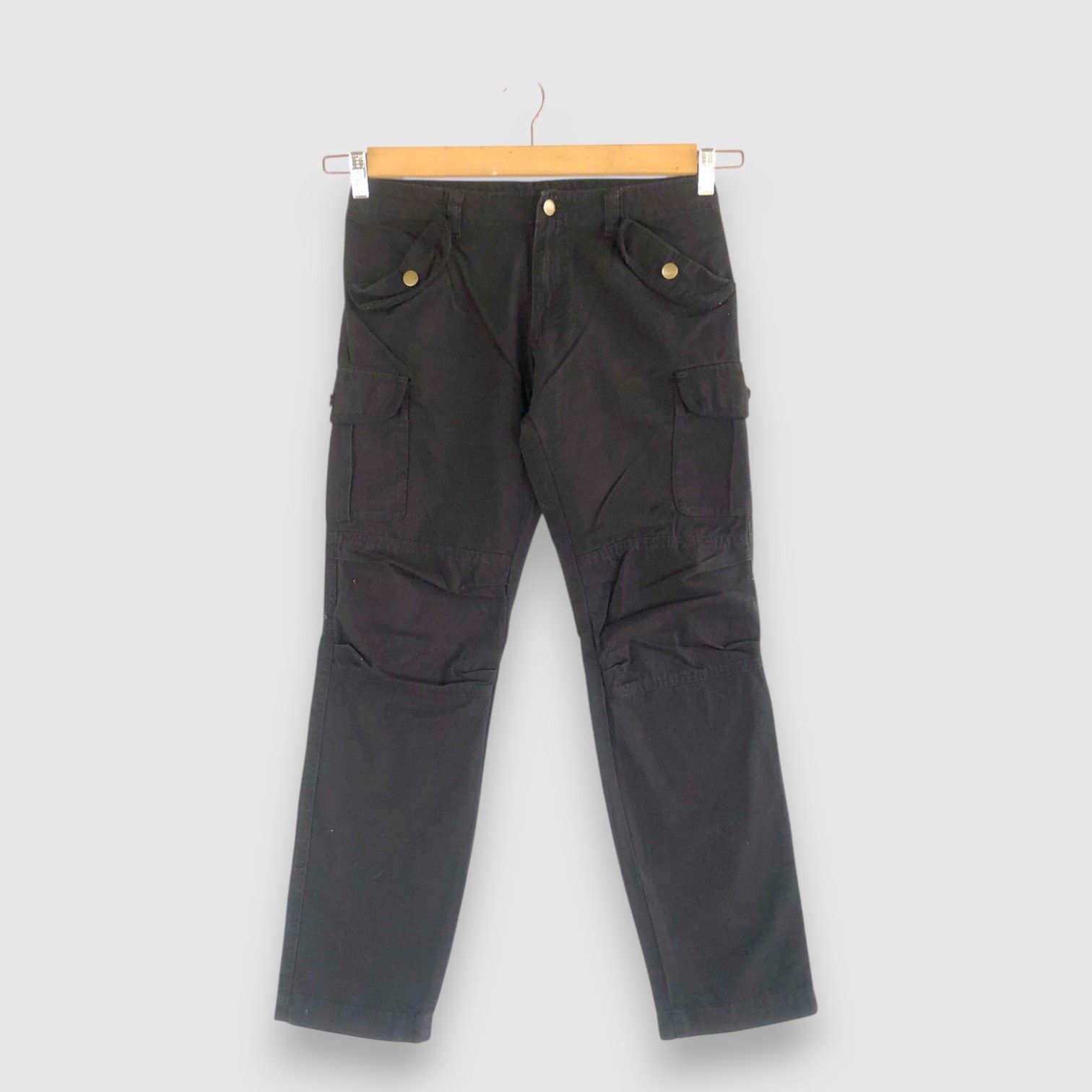 Japanese Brand Vintage Japanese Cargo Pants Multi Pocket Fatigue Trousers Size 28" / US 6 / IT 42 - 1 Thumbnail