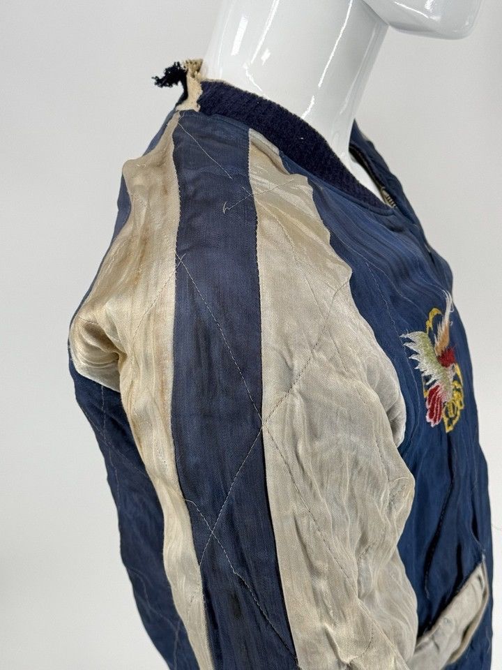 Vintage Mens Vintage 50s Okinawa Japan Satin Bomber Jacket Med Size US M / EU 48-50 / 2 - 8 Thumbnail