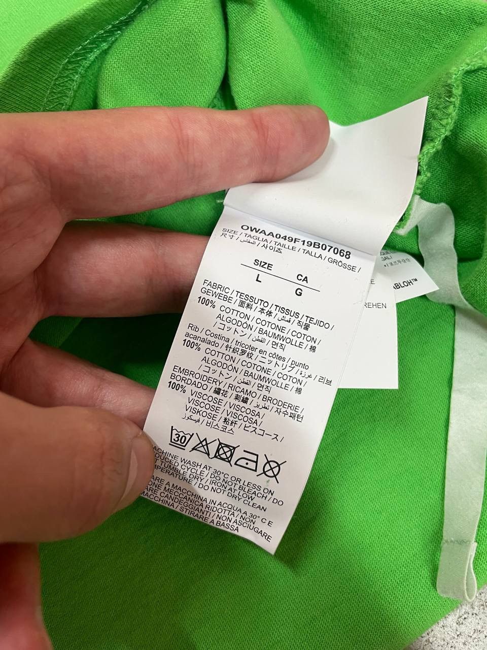 Off-White Vintage OFF-WHITE Bonsai Tee Shirt Size US L / EU 52-54 / 3 - 9 Thumbnail
