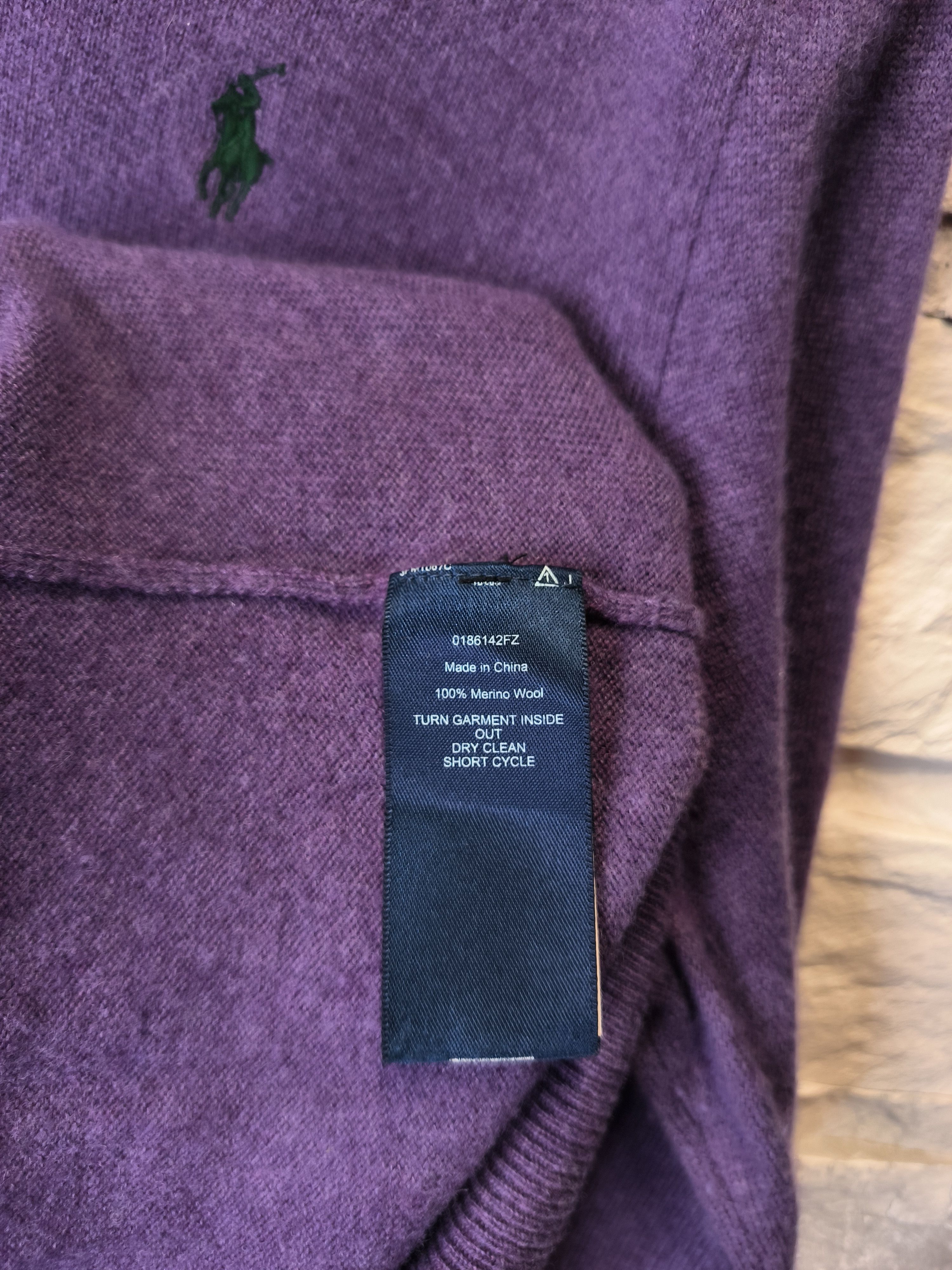 Polo Ralph Lauren Ralph Lauren Wool Knitwear Sweater Violet Vintage Size US L / EU 52-54 / 3 - 5 Thumbnail