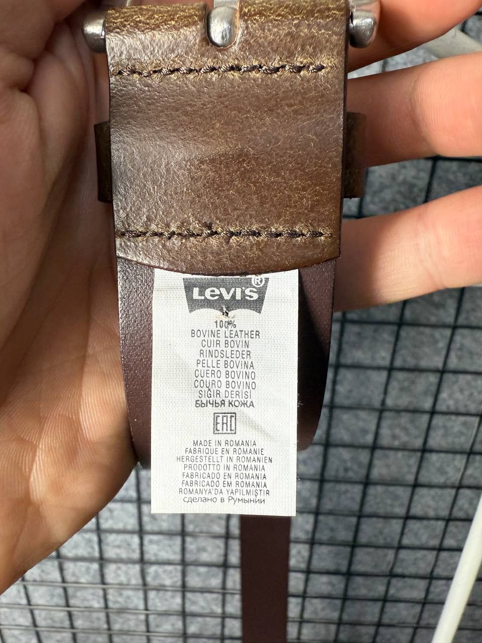 Levi's Levis Bovine leather belt one size Size ONE SIZE - 4 Thumbnail