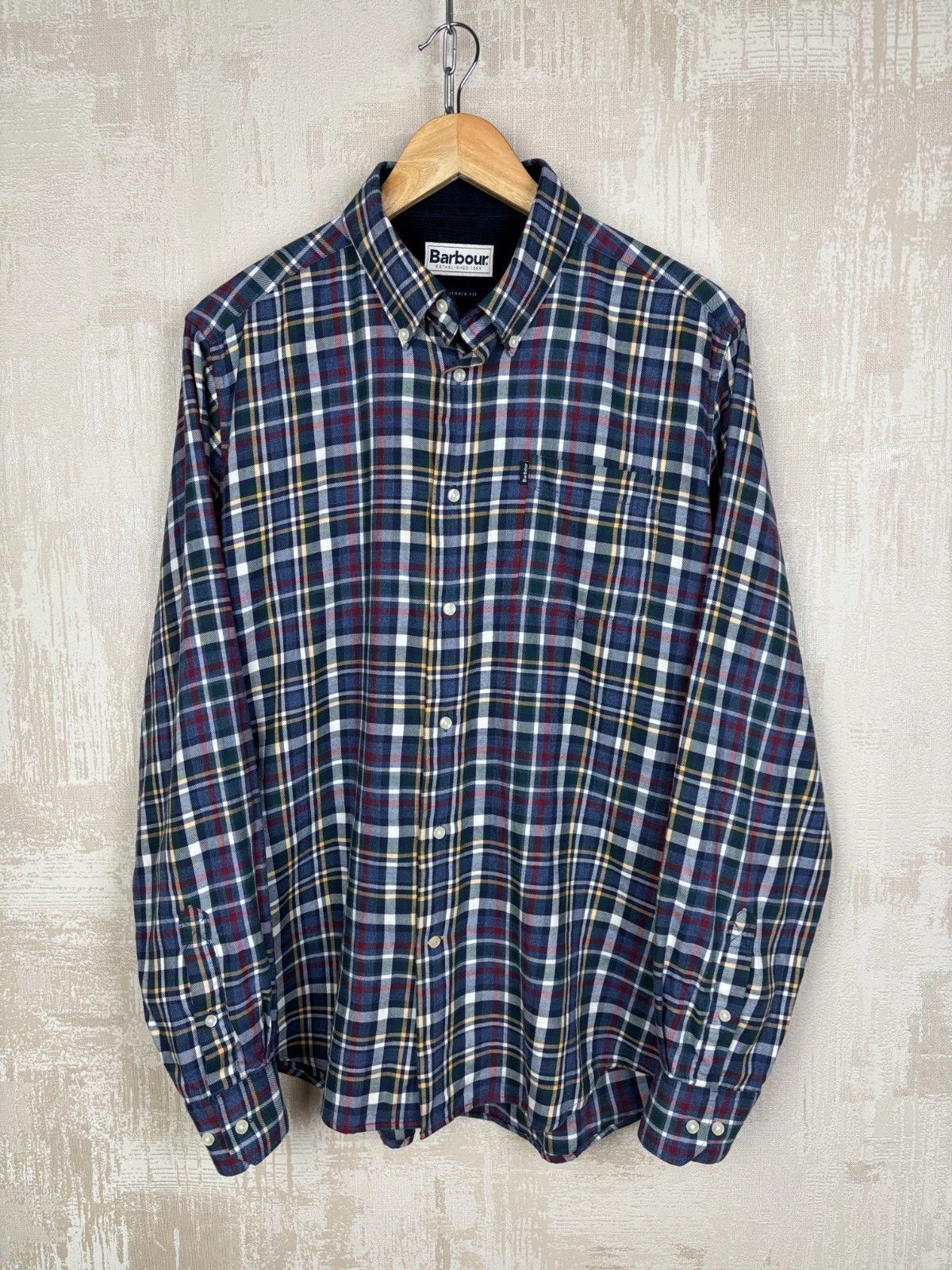 Barbour Barbour Alvin Plaid Shirt Button Down Tailored Fit Size US L / EU 52-54 / 3 - 9 Thumbnail
