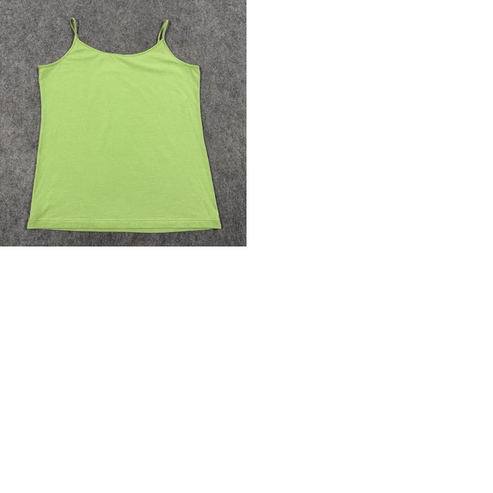CO Isda & Co Tank Top Camisole Women's Size Large Neon Green Casual Sleeveless Size L / US 10 / IT 46 - 9 Thumbnail