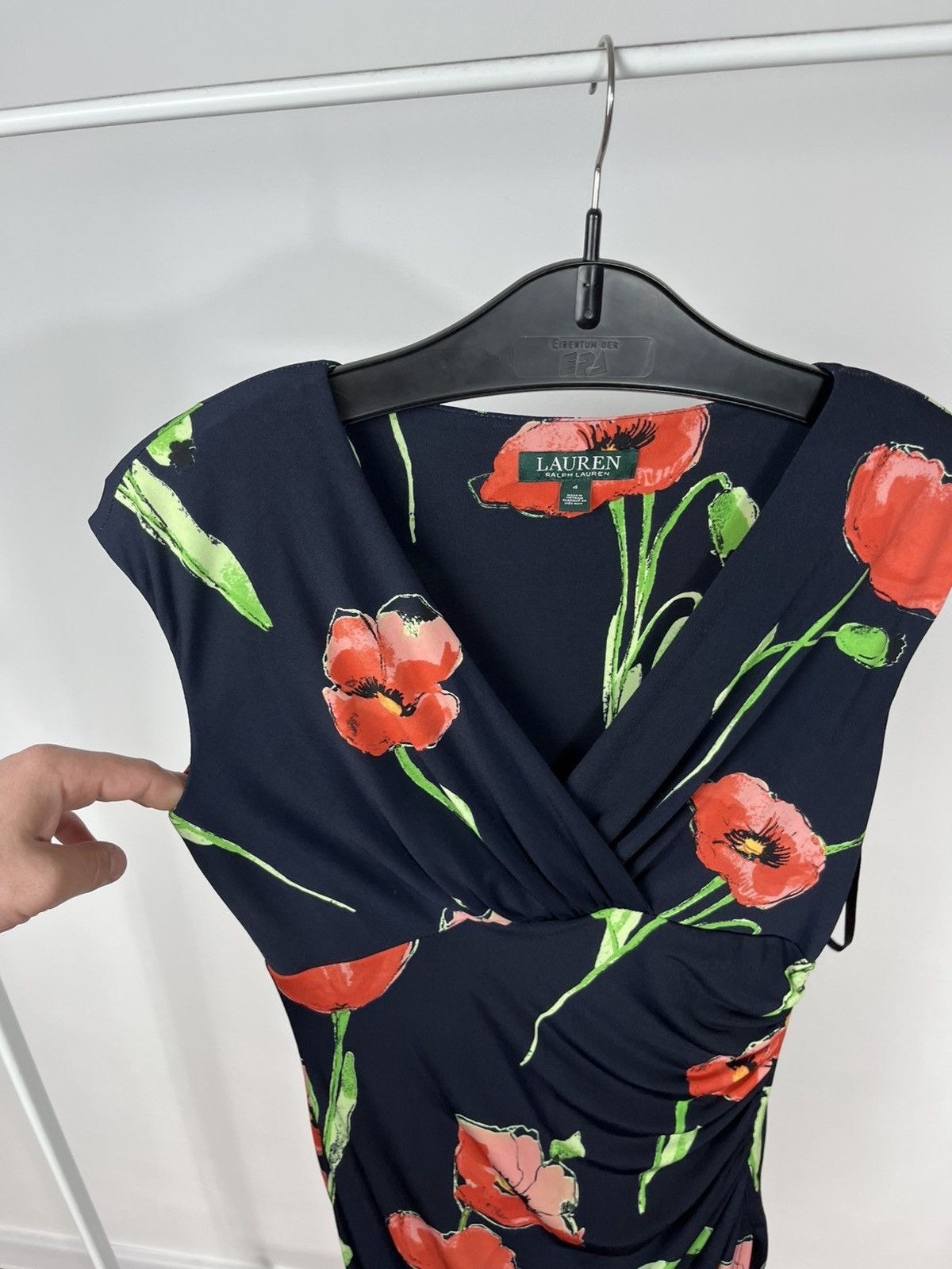 Lauren Ralph Lauren Lauren Ralph Lauren Floral Wrap Dress Poppy Mini Women’s 4 Size XS / US 0-2 / IT 36-38 - 11 Thumbnail
