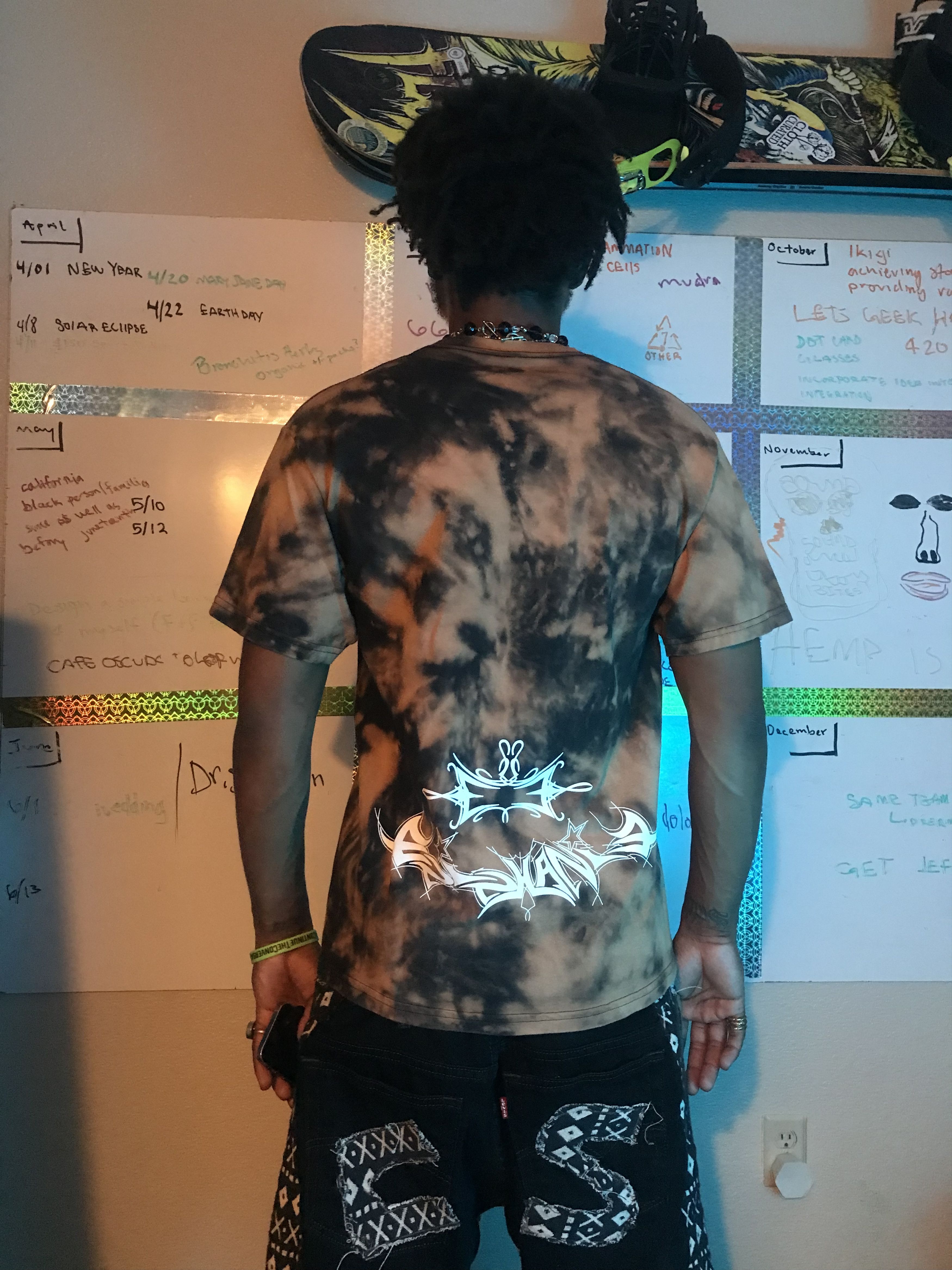 Fruit Of The Loom × Gildan × Hanes Hand Dyed Affliction Graphic Tee Size US M / EU 48-50 / 2 - 2 Thumbnail