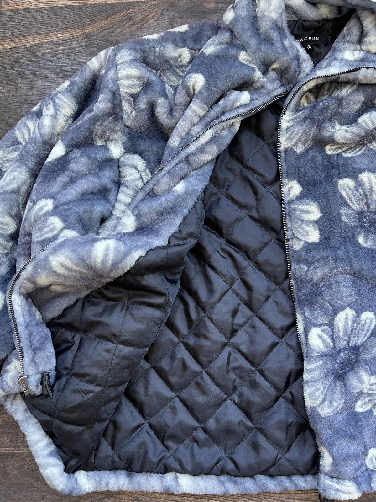 Pacsun Pacsun Quilted Sherpa Fleece Jacket - L Size US L / EU 52-54 / 3 - 3 Thumbnail