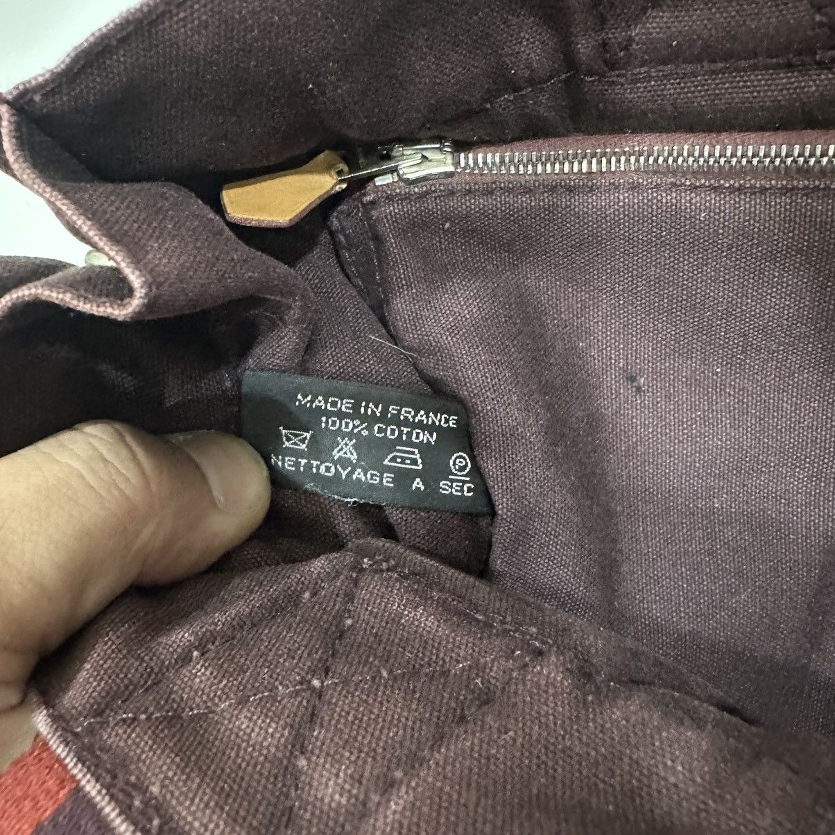 Hermes ‼️LASTDROP‼️ HERMES FOURRE TOUT PM CANVAS HAND TOTE BAG Size ONE SIZE - 11 Thumbnail