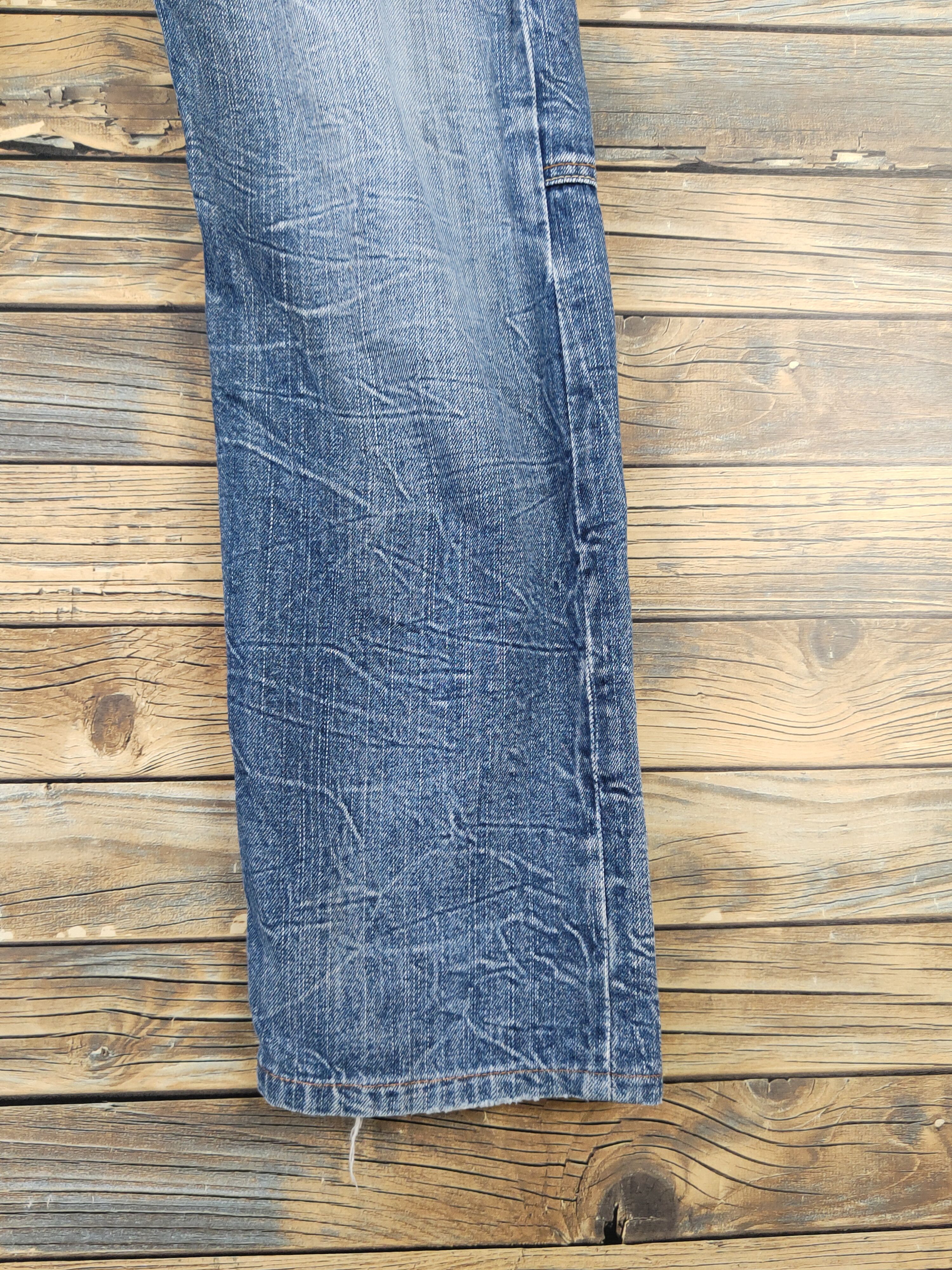 Japanese Brand Sunlucas double waist Distressed denim Ripped Jeans #W1988 Size US 30 / EU 46 - 6 Thumbnail