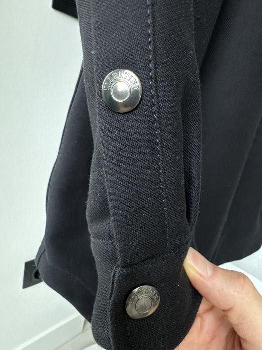 Valentino VALENTINO JACQUARD V-VALENTINO INTARSIA COTTON PEA COAT RARE Size US M / EU 48-50 / 2 - 5 Thumbnail