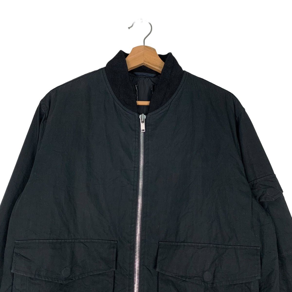 Japanese Brand Cotton Nylon Canvas KERBY Style Bomber Jacket #0422-C19 Size US M / EU 48-50 / 2 - 2 Thumbnail