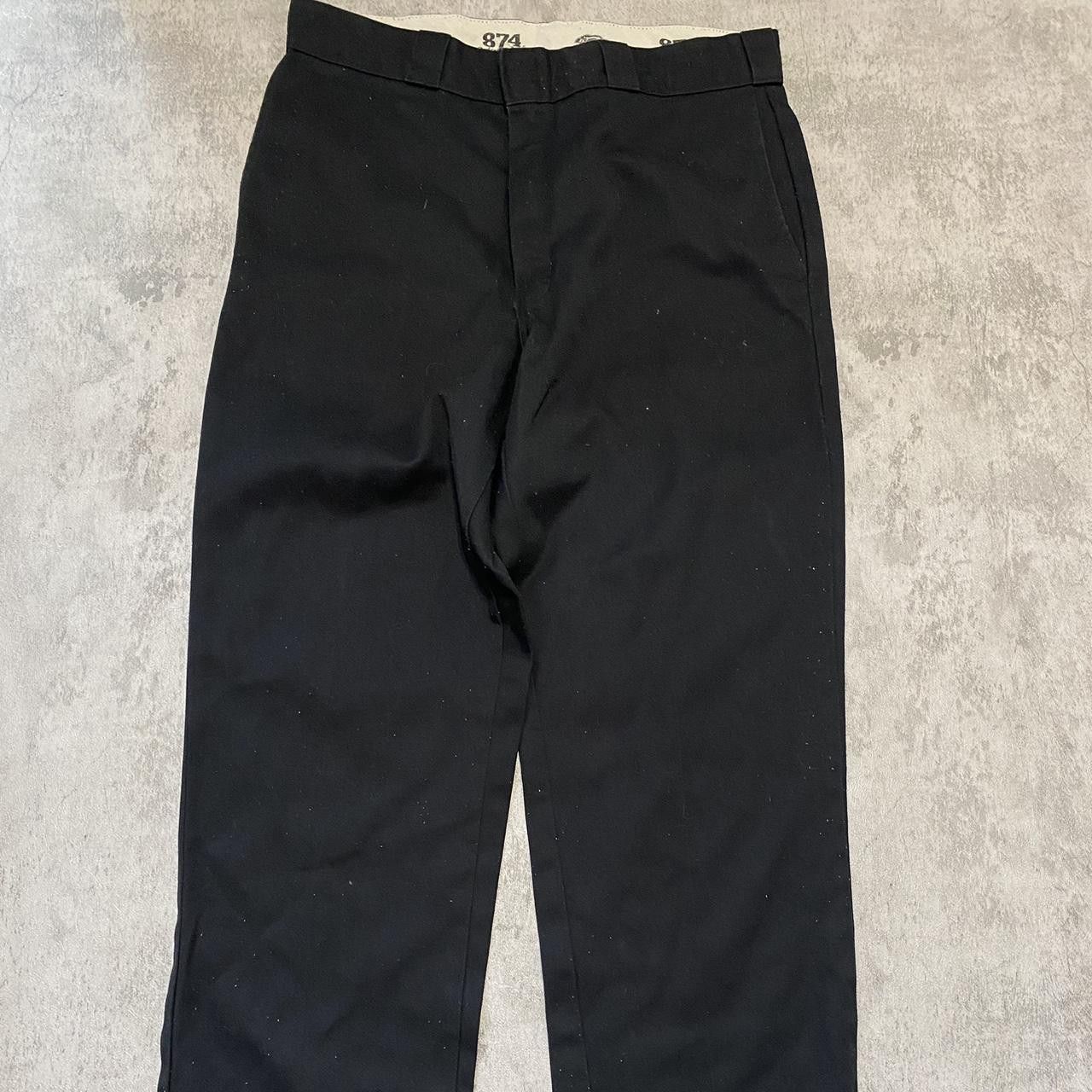 Dickies Black Dickies 874 work pants #workwear Vintage Size US L / EU 52-54 / 3 - 2 Thumbnail