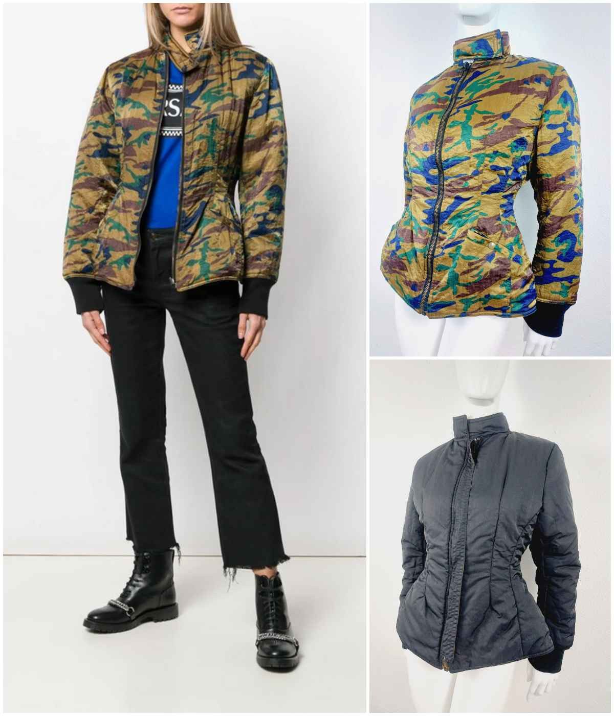Jean Paul Gaultier Junior Reversible Military Coat Jacket