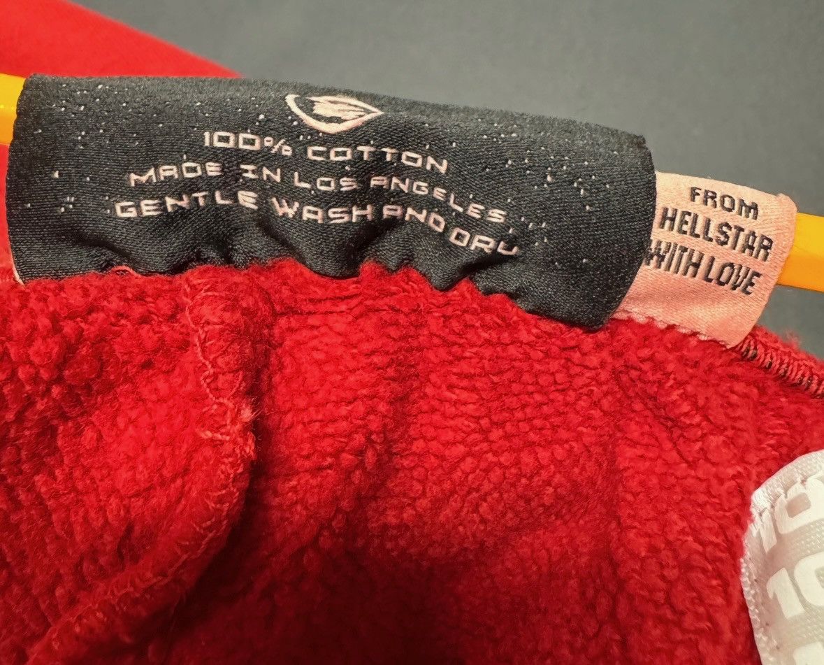HELLSTAR Hellstar Flame Shorts Red/White CAP 10 Size US 42 / EU 58 - 4 Thumbnail