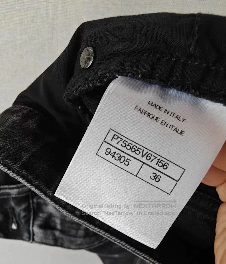 Chanel Chanel Black full print jeans Size 24" / US 00 / IT 34 - 4 Thumbnail