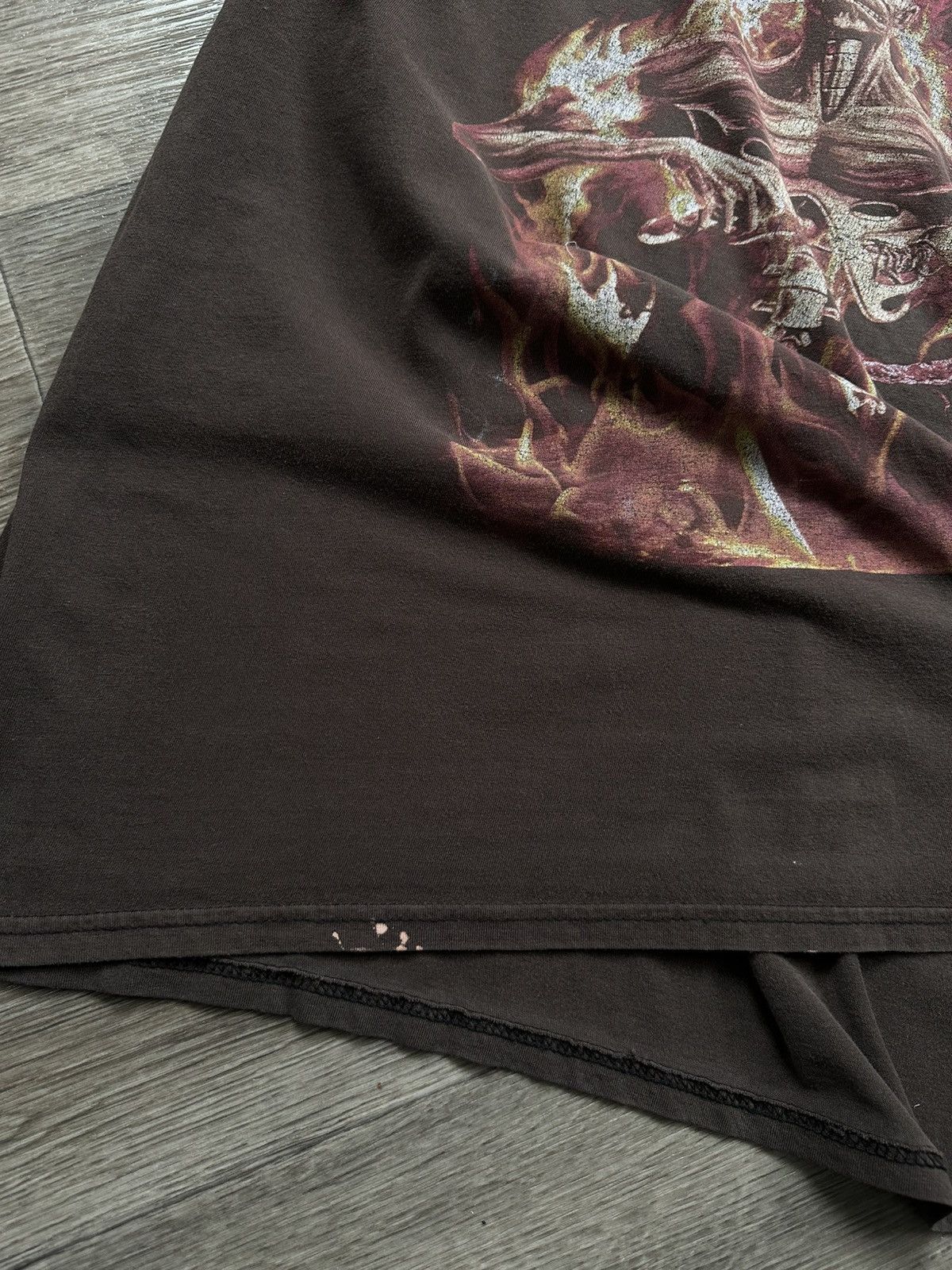 Gildan 🫧 IRON MAIDEN SEVENTH SON CONCERT TEE Size US XL / EU 56 / 4 - 6 Thumbnail