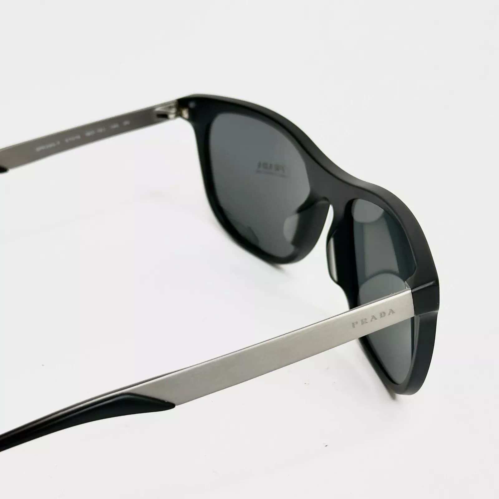 Prada PRADA SPR 04S Square Matte Black Sport Sunglasses PR04SSF Size ONE SIZE - 5 Thumbnail