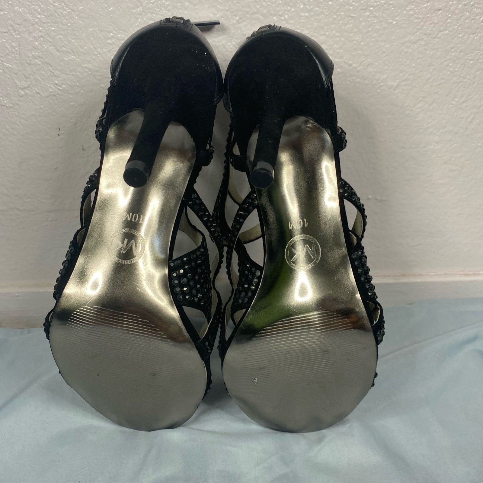 Michael Kors Michael Kors Shala Black Sandal Heels Womens Size 10 Size US 10 / IT 40 - 8 Thumbnail