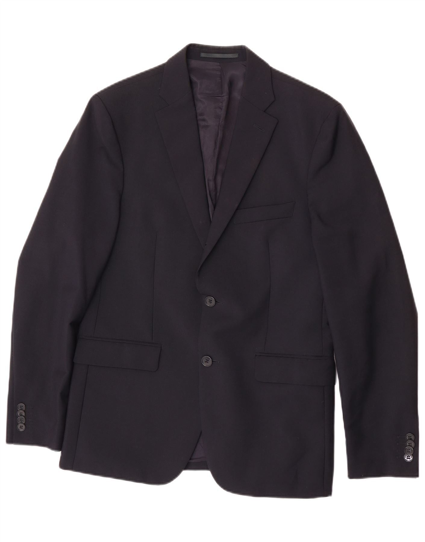 Acne Studios Mens 2 Button Blazer Jacket IT 48 Medium Navy Blue Classic Size US XXL / EU 58 / 5 - 1 Thumbnail
