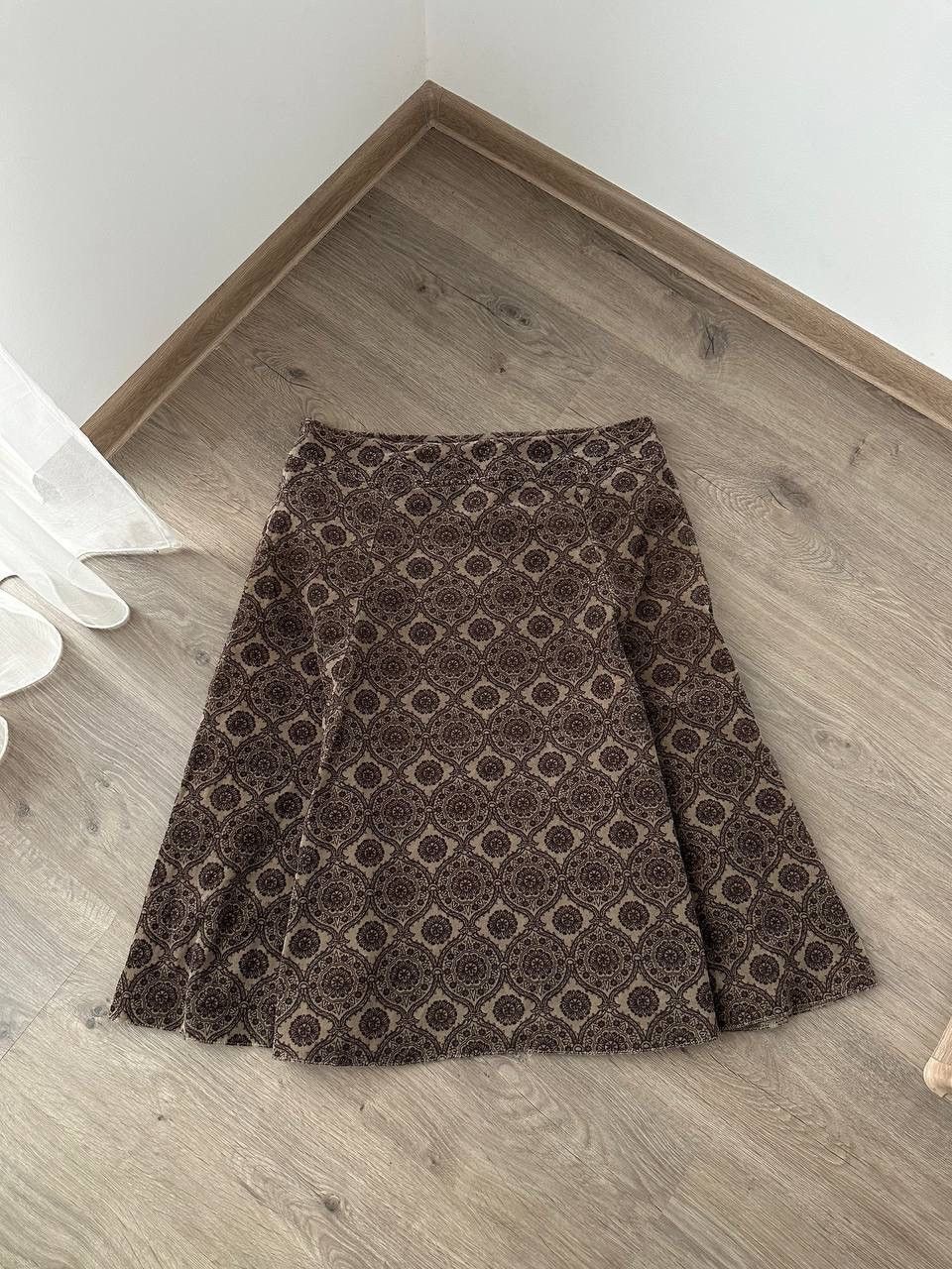 Japanese Brand × Vintage Vintage Laura Ashley 90’s High Floral Brown Skirt Size 30" / US 8 / IT 44 - 13 Thumbnail