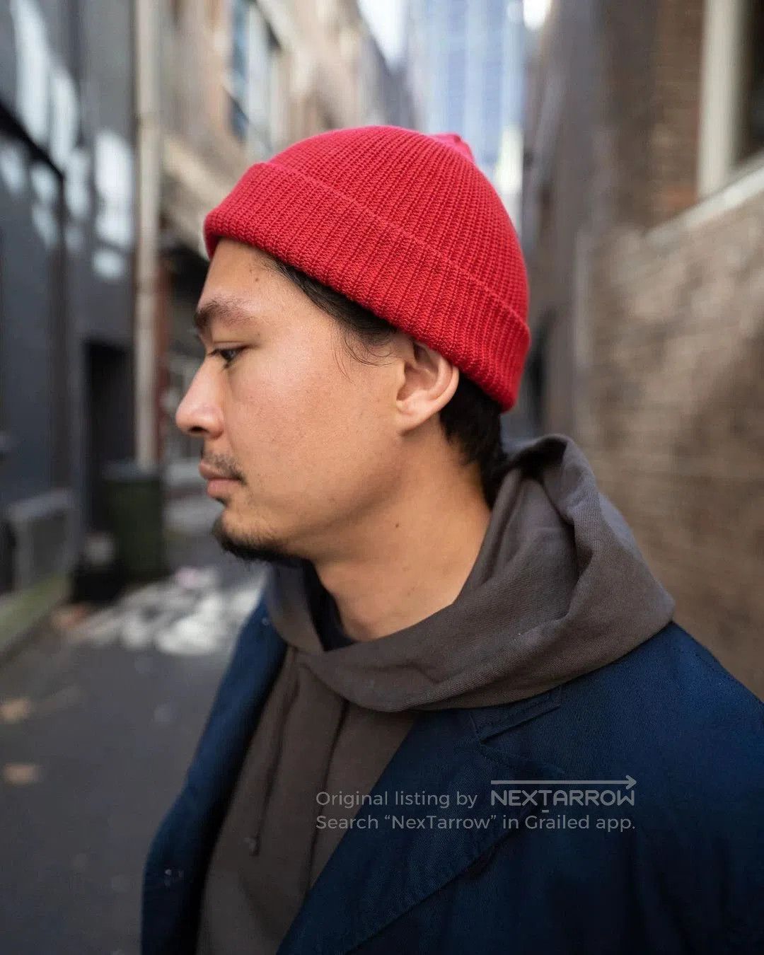 Knickerbocker Mfg Co red knit watch cap by knickerbocker. Size ONE SIZE - 1 Thumbnail