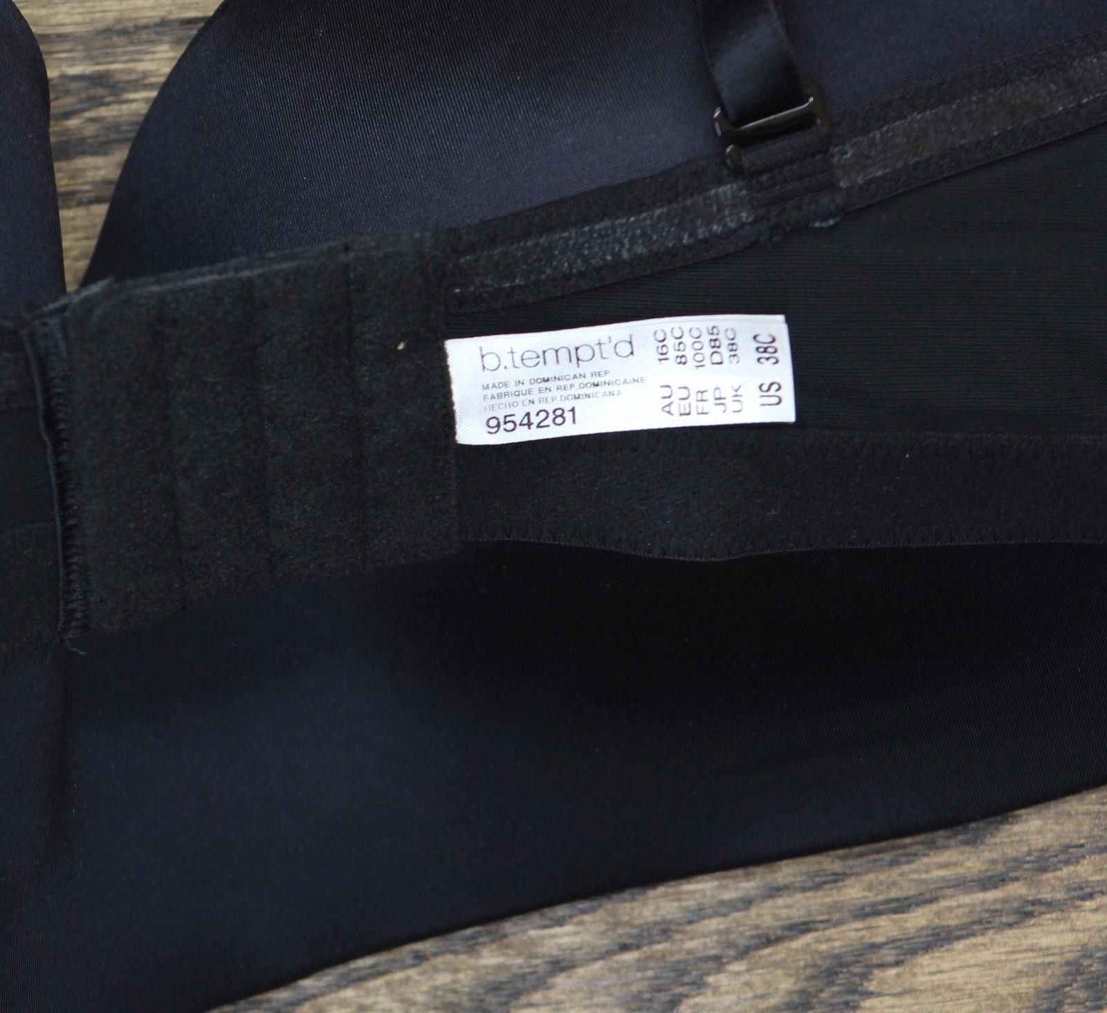 Other New B.tempt'd By Wacoal Free T-shirt Bra Night Black 38c Size ONE SIZE - 4 Thumbnail